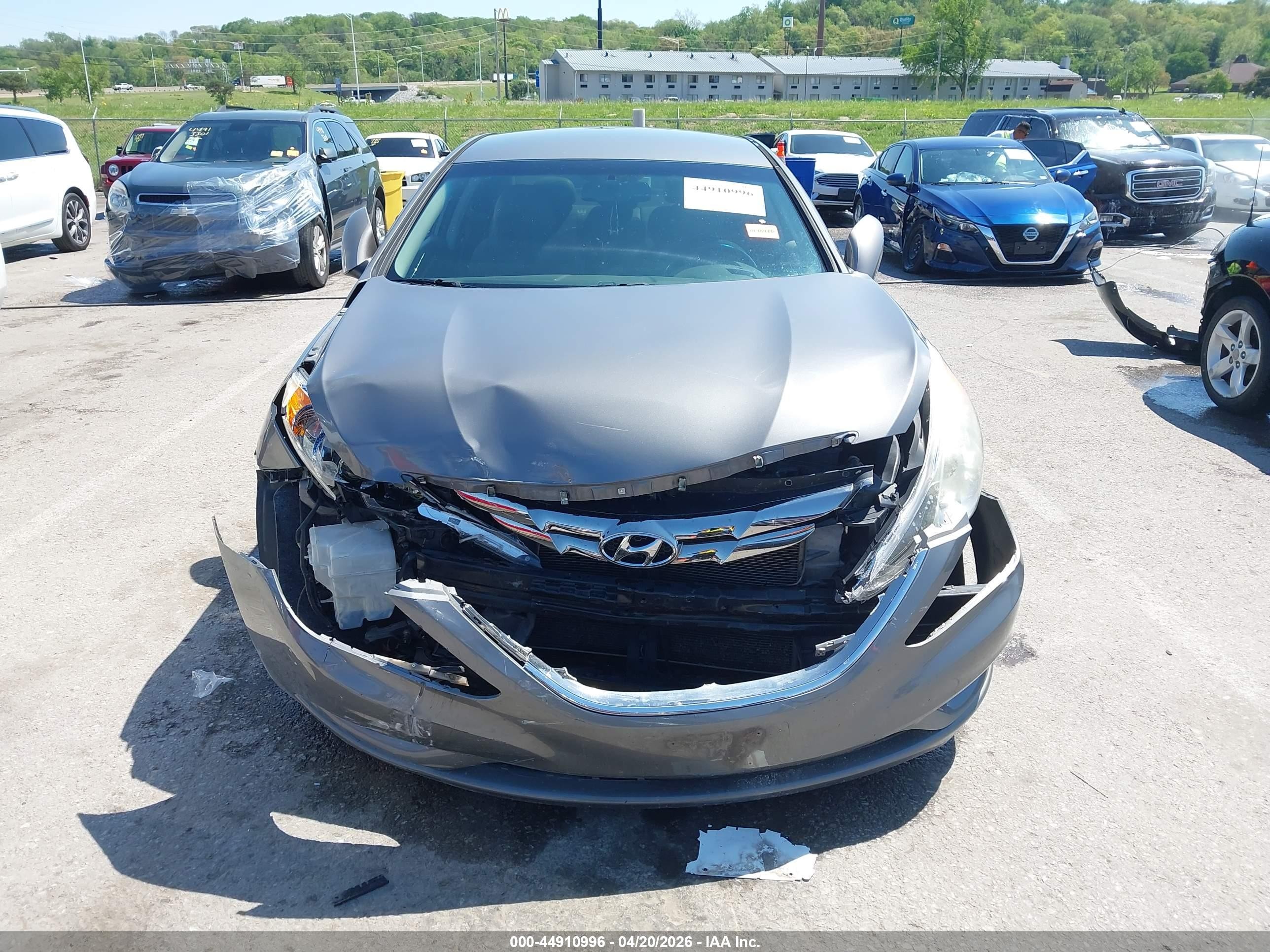 2012 Hyundai Sonata Se Gray vin: 5NPEC4AC2CH450852