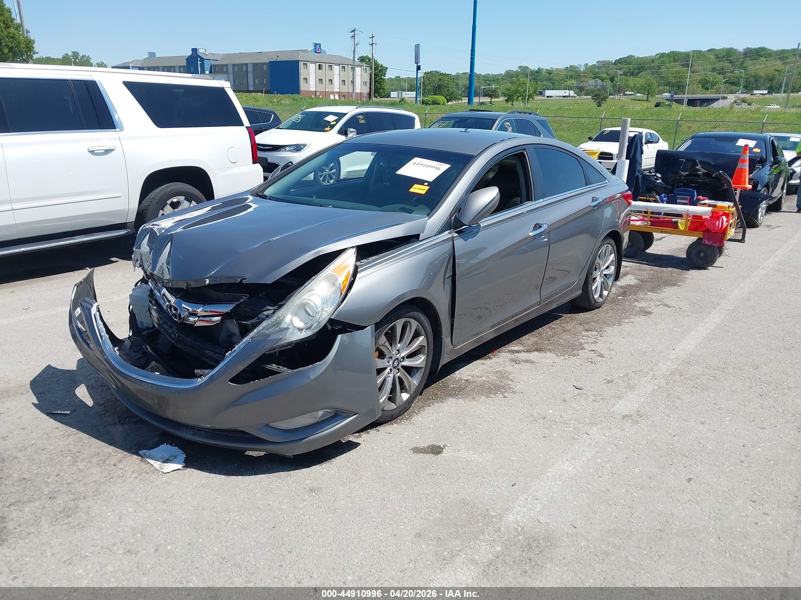 2012 Hyundai Sonata Se Gray vin: 5NPEC4AC2CH450852
