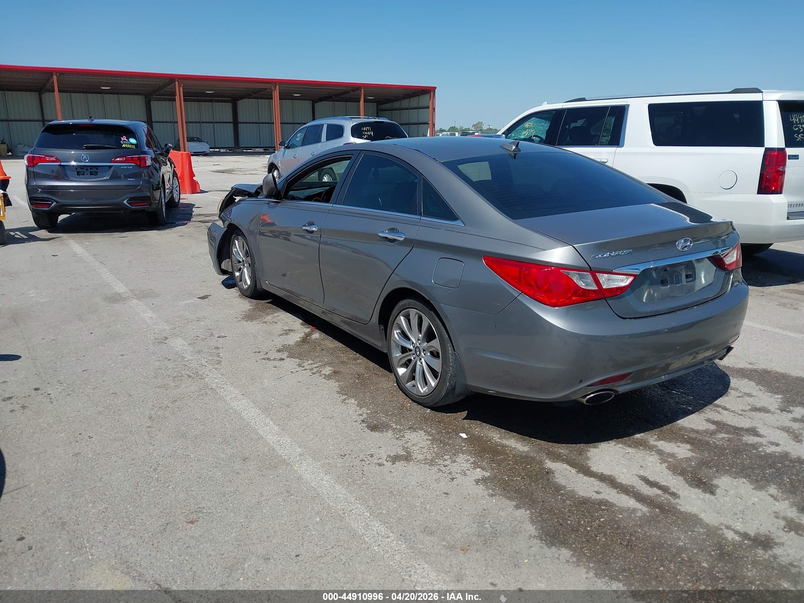 2012 Hyundai Sonata Se Gray vin: 5NPEC4AC2CH450852