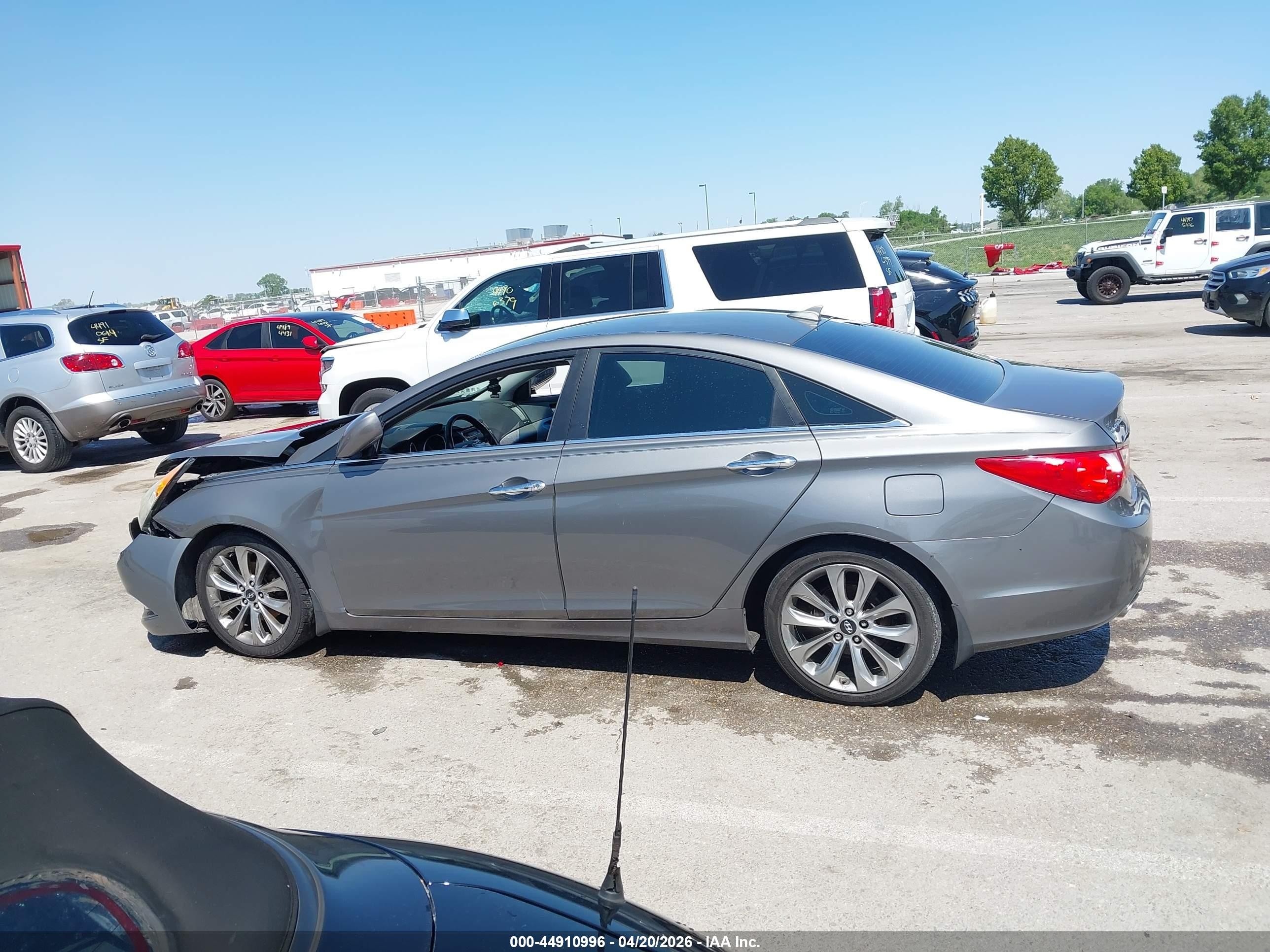 2012 Hyundai Sonata Se Gray vin: 5NPEC4AC2CH450852
