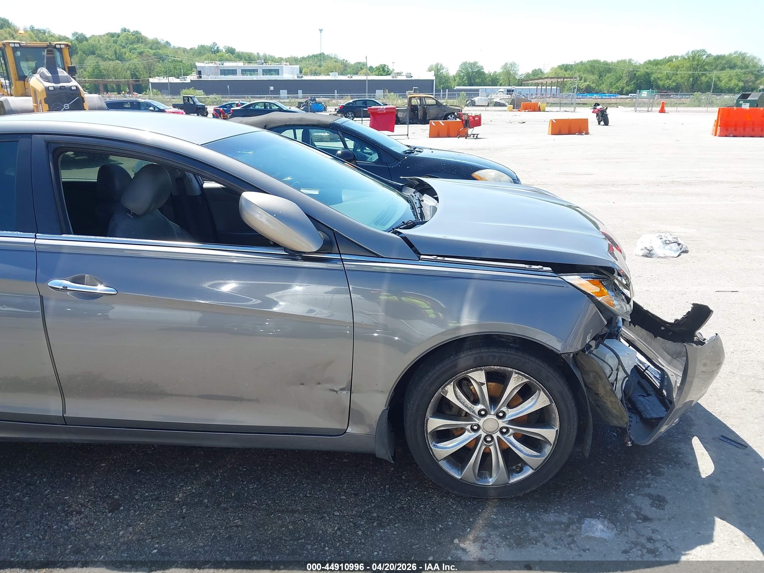 2012 Hyundai Sonata Se Gray vin: 5NPEC4AC2CH450852