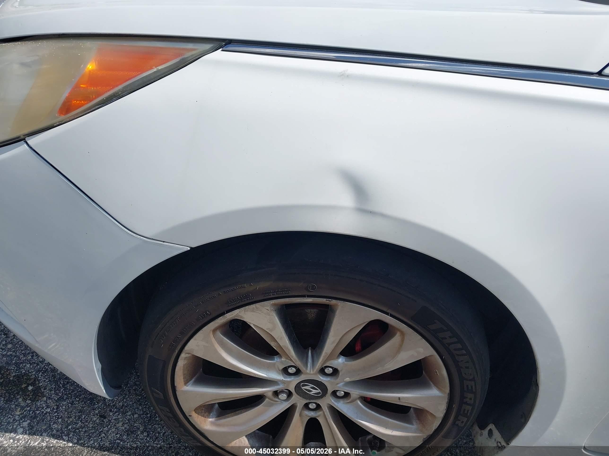2012 Hyundai Sonata Se Белый vin: 5NPEC4AC2CH461916