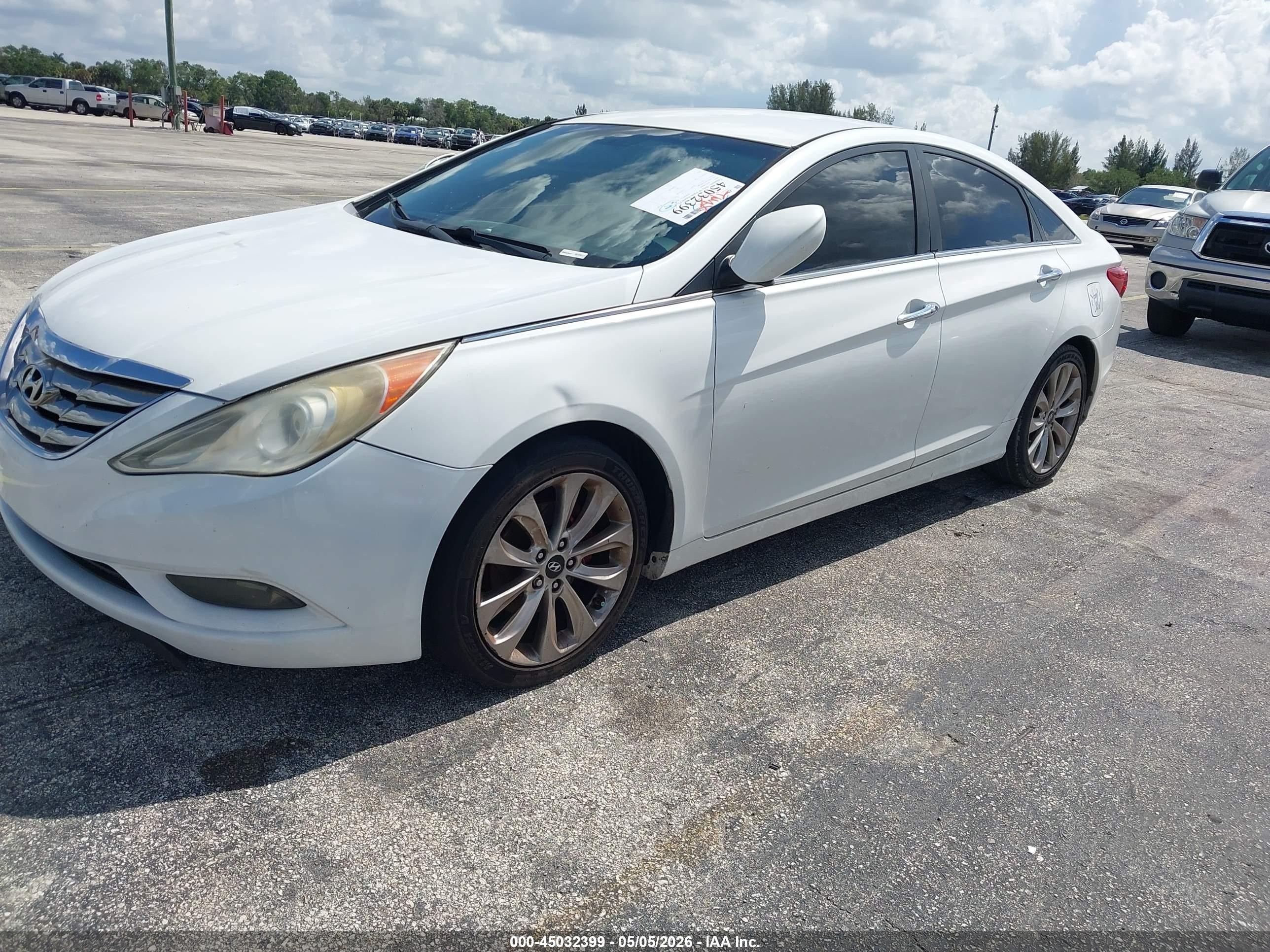 2012 Hyundai Sonata Se Белый vin: 5NPEC4AC2CH461916