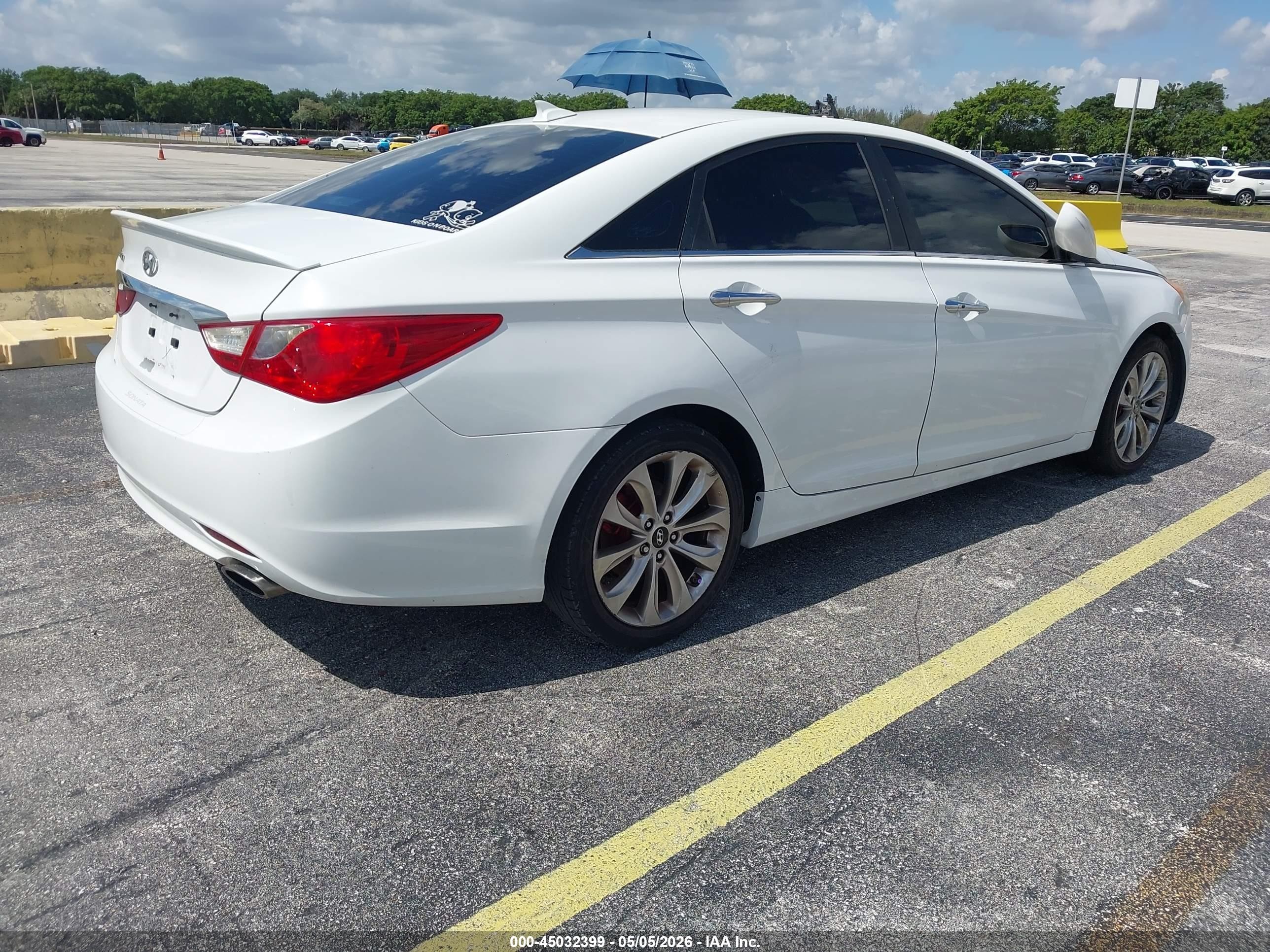 2012 Hyundai Sonata Se Белый vin: 5NPEC4AC2CH461916