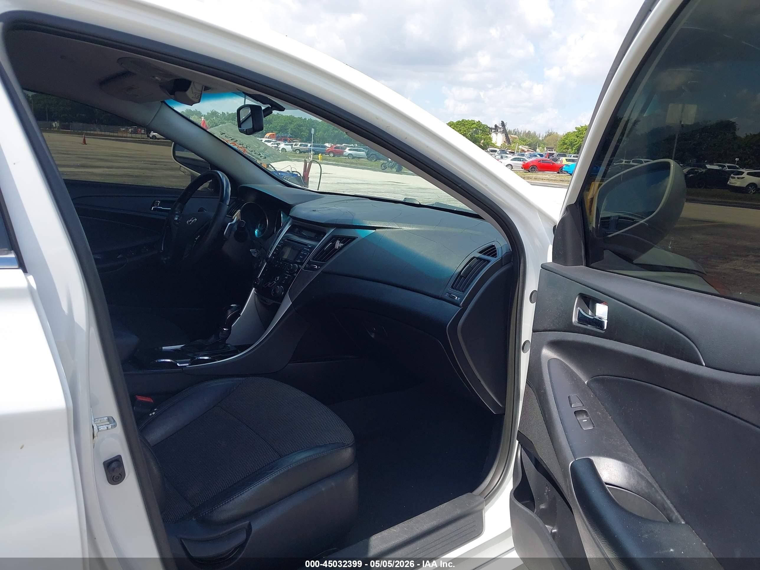 2012 Hyundai Sonata Se Белый vin: 5NPEC4AC2CH461916