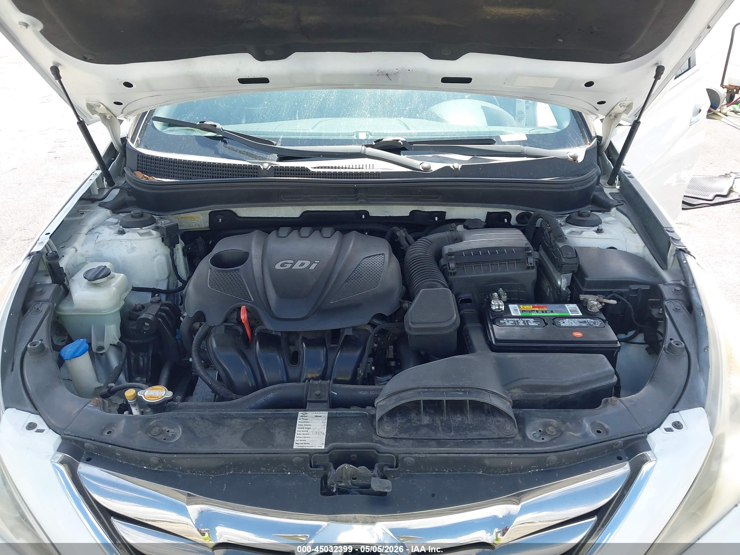 2012 Hyundai Sonata Se Белый vin: 5NPEC4AC2CH461916