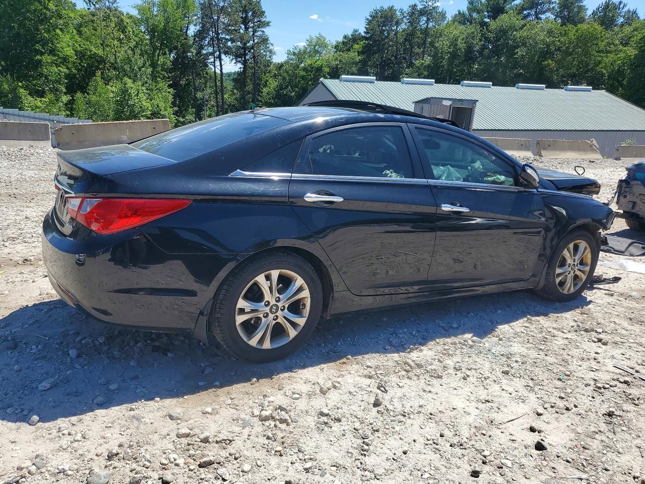 2012 Hyundai Sonata Limited Black vin: 5NPEC4AC2CH480675