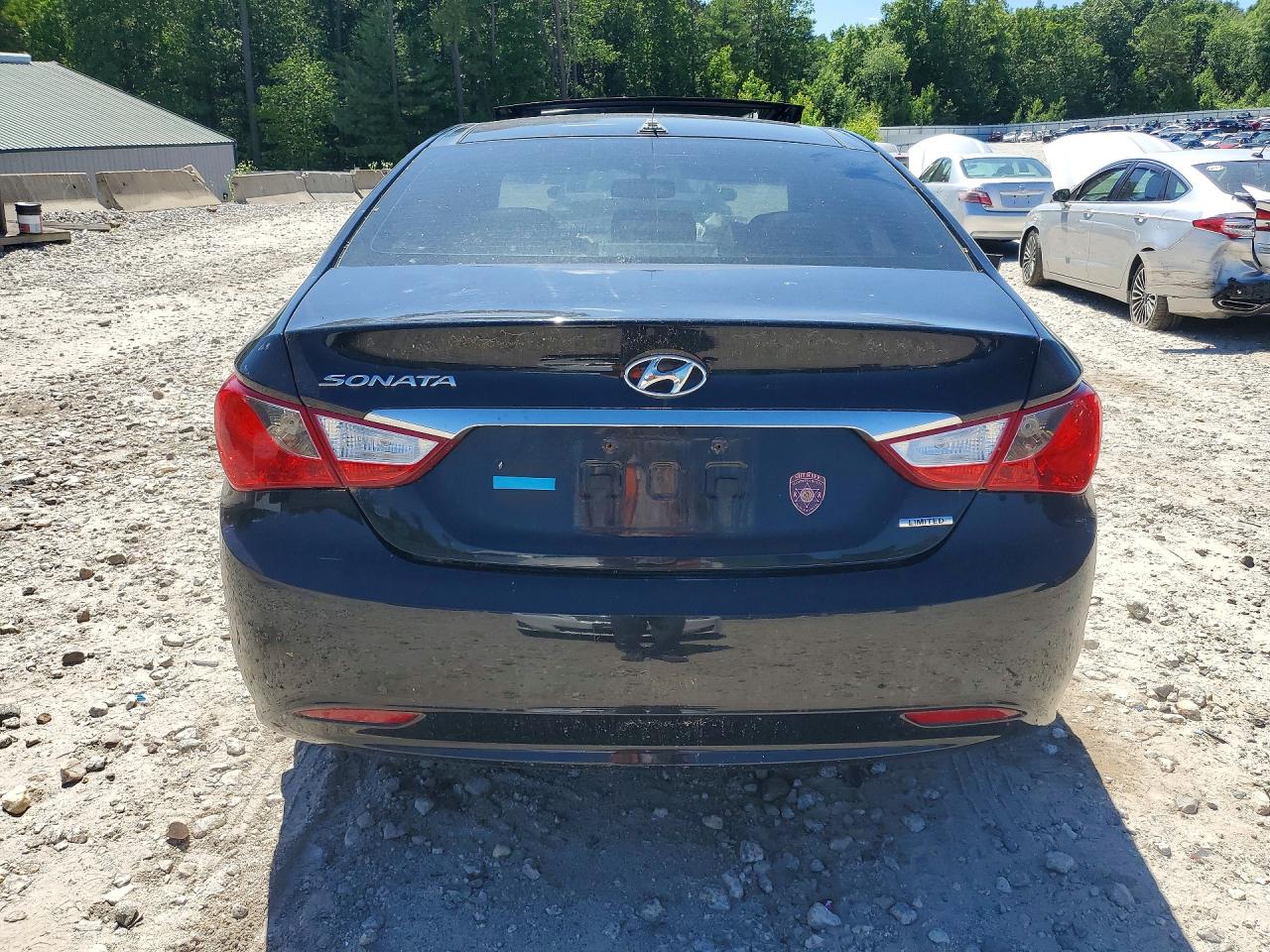 2012 Hyundai Sonata Limited Black vin: 5NPEC4AC2CH480675