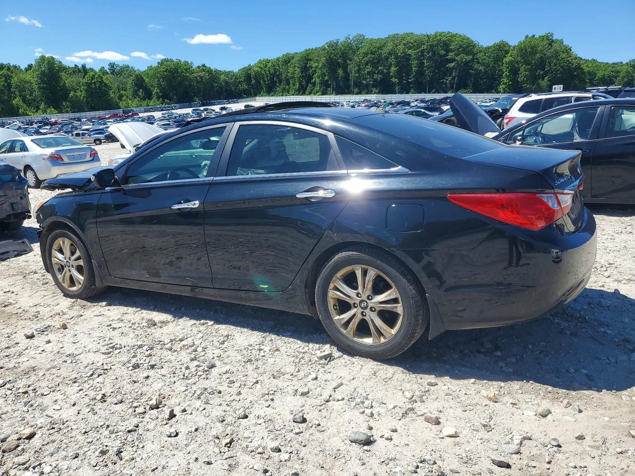 2012 Hyundai Sonata Limited Black vin: 5NPEC4AC2CH480675