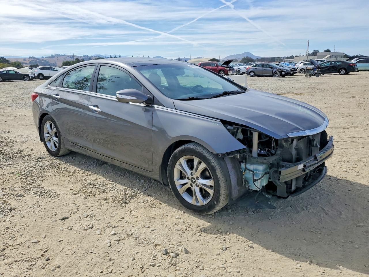 2012 Hyundai Sonata Limited Gray vin: 5NPEC4AC2CH486492