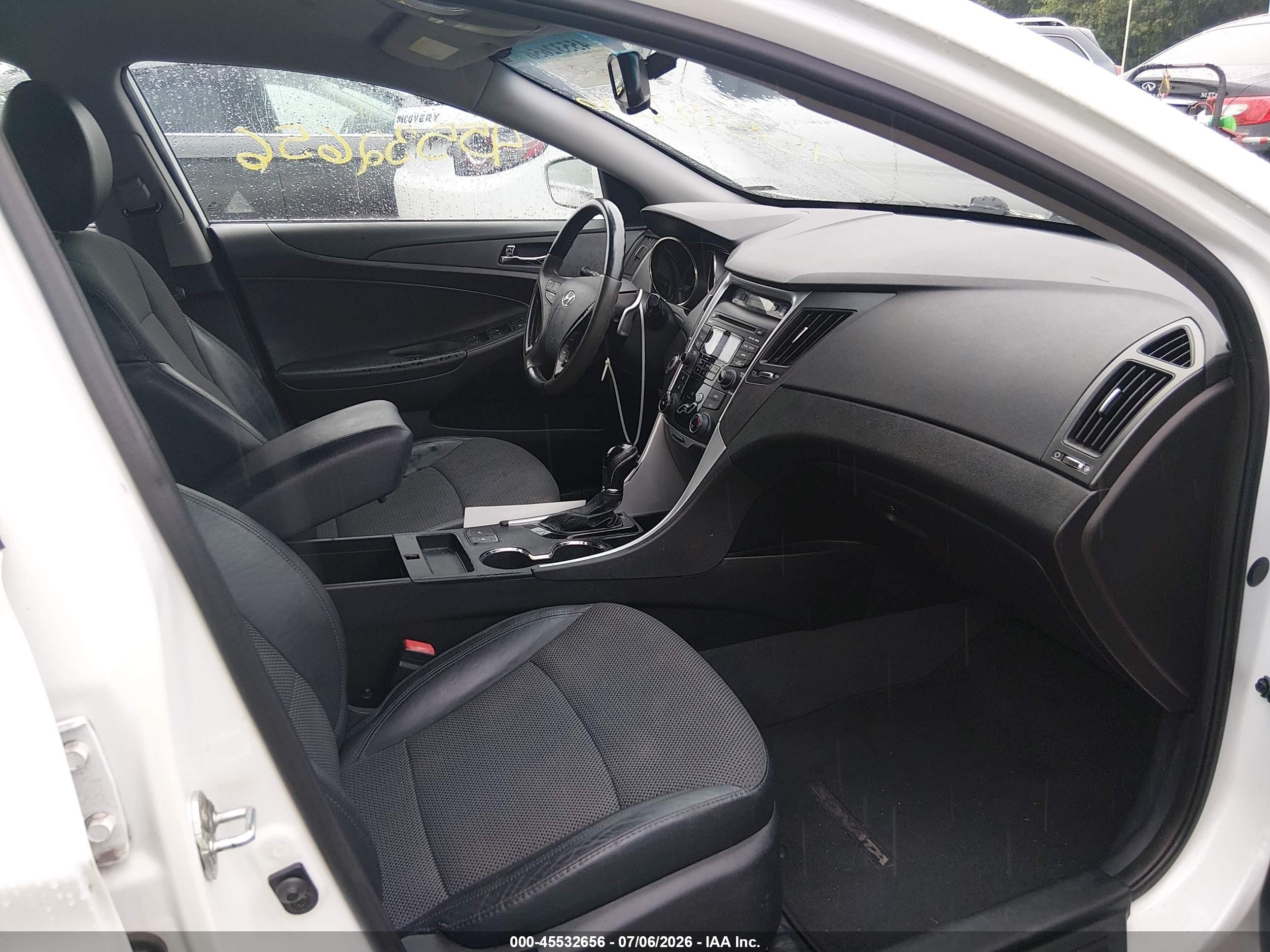 2013 Hyundai Sonata Se Белый vin: 5NPEC4AC2DH512560