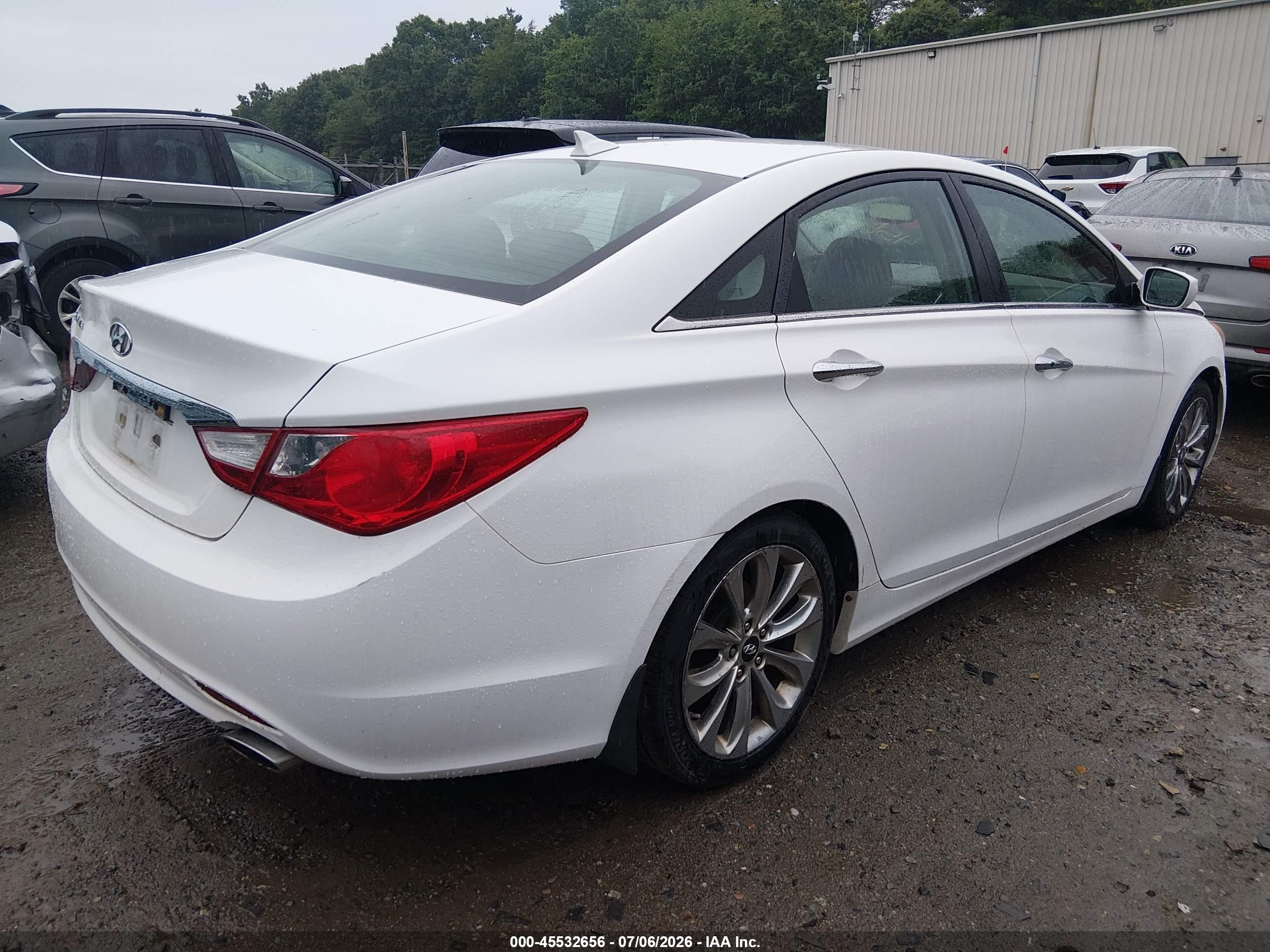 2013 Hyundai Sonata Se Белый vin: 5NPEC4AC2DH512560