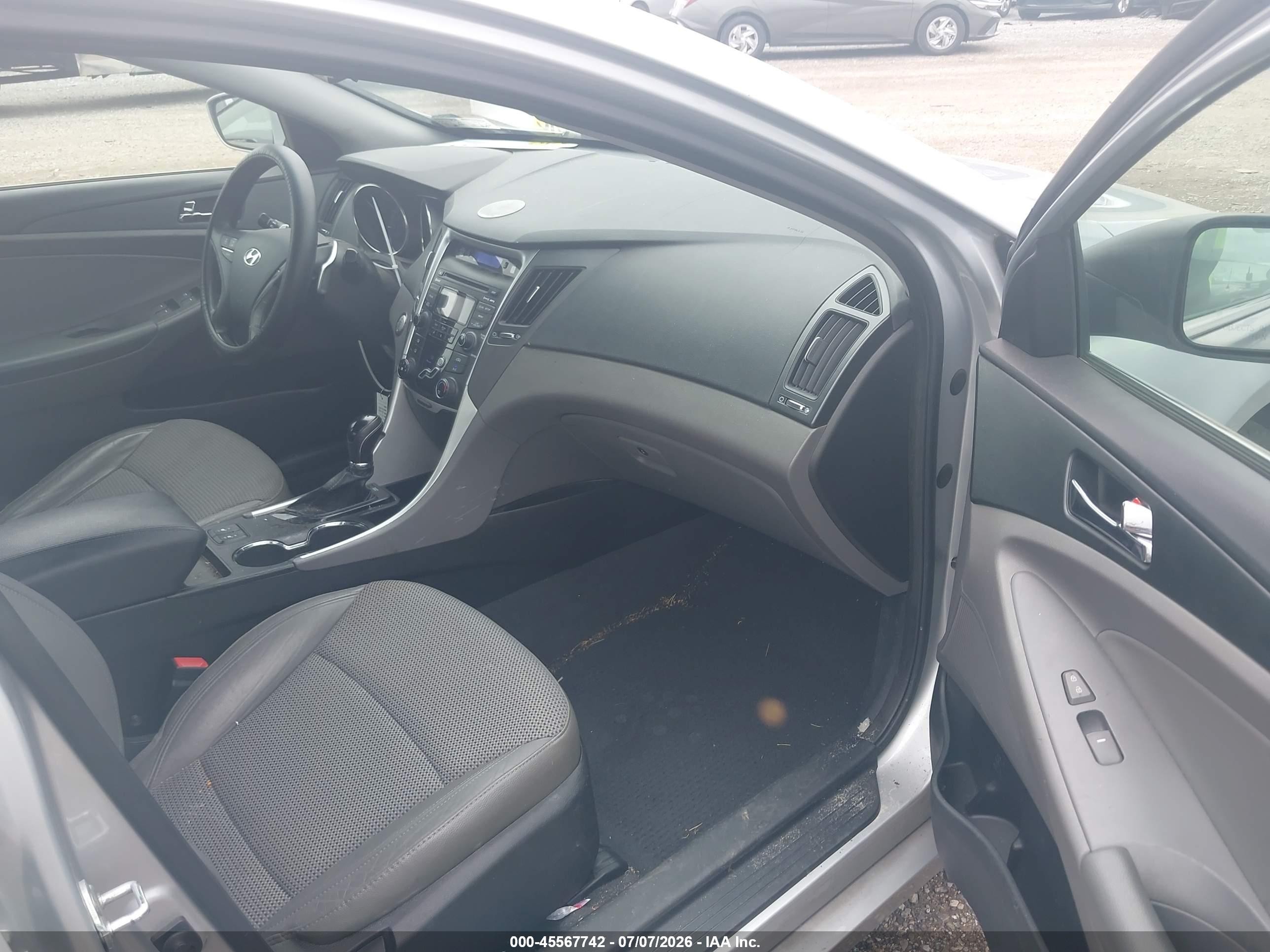 2013 Hyundai Sonata Se Silver vin: 5NPEC4AC2DH524336