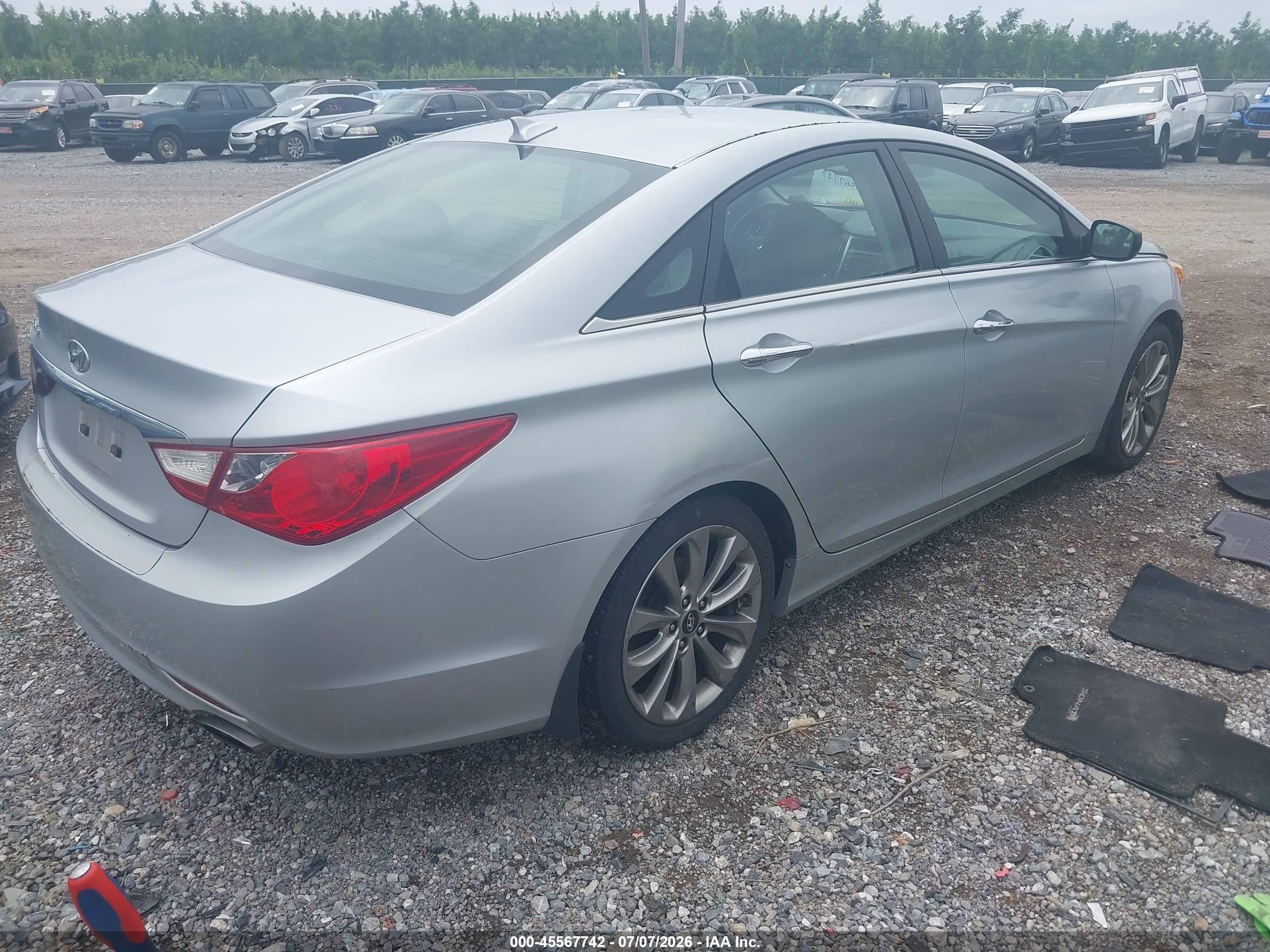 2013 Hyundai Sonata Se Silver vin: 5NPEC4AC2DH524336