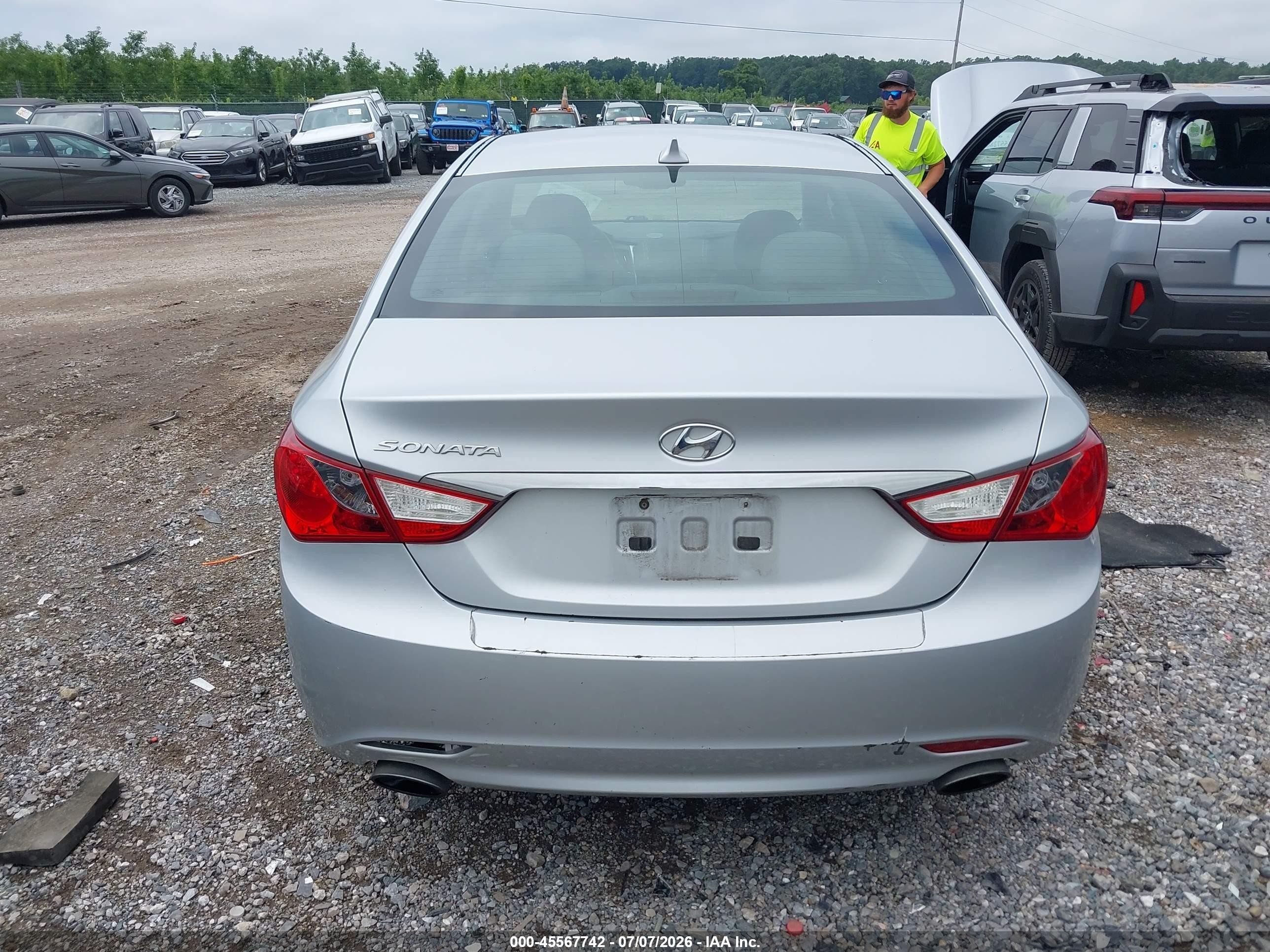 2013 Hyundai Sonata Se Silver vin: 5NPEC4AC2DH524336