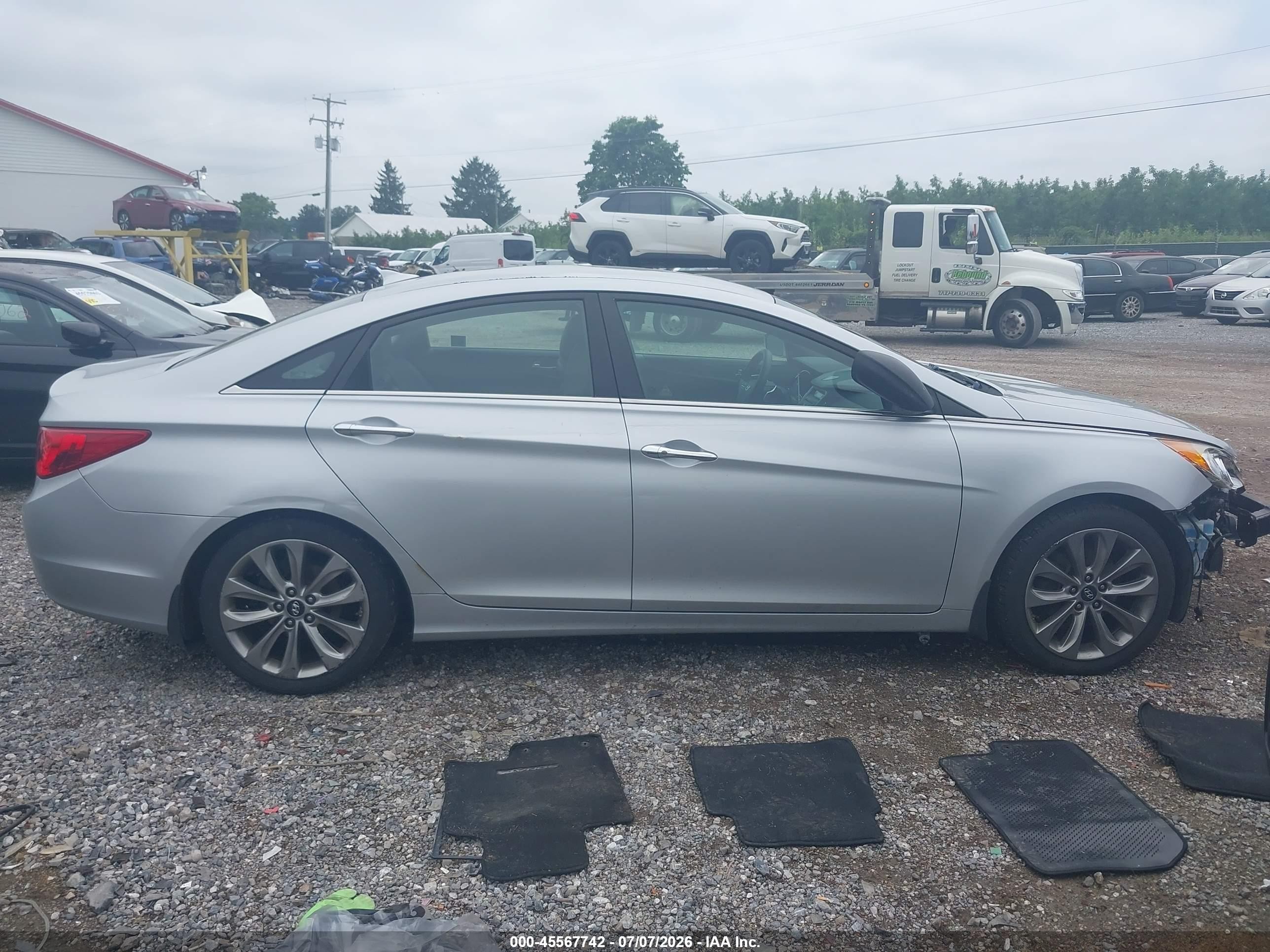 2013 Hyundai Sonata Se Silver vin: 5NPEC4AC2DH524336