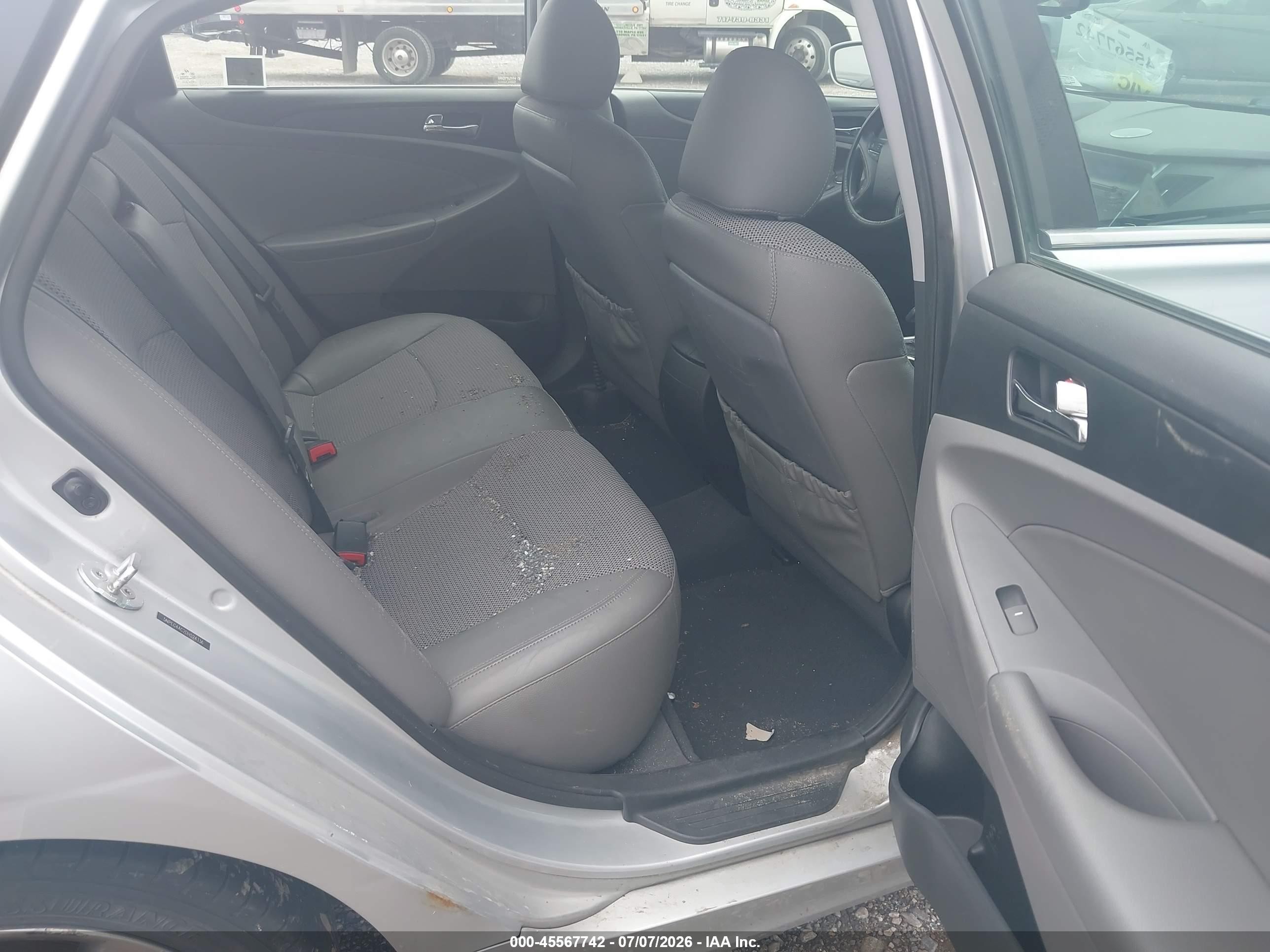 2013 Hyundai Sonata Se Silver vin: 5NPEC4AC2DH524336