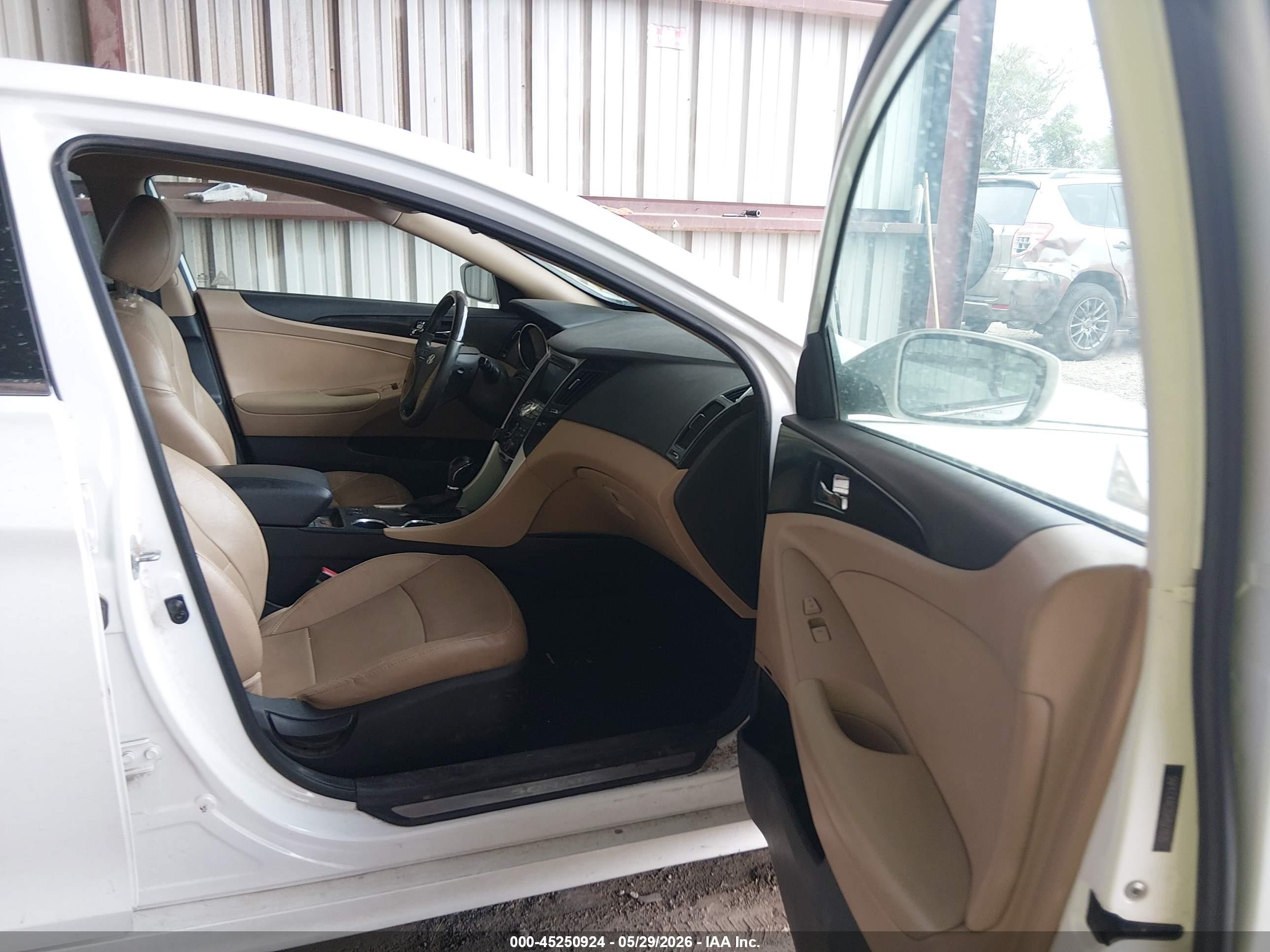 2013 Hyundai Sonata Limited White vin: 5NPEC4AC2DH527835