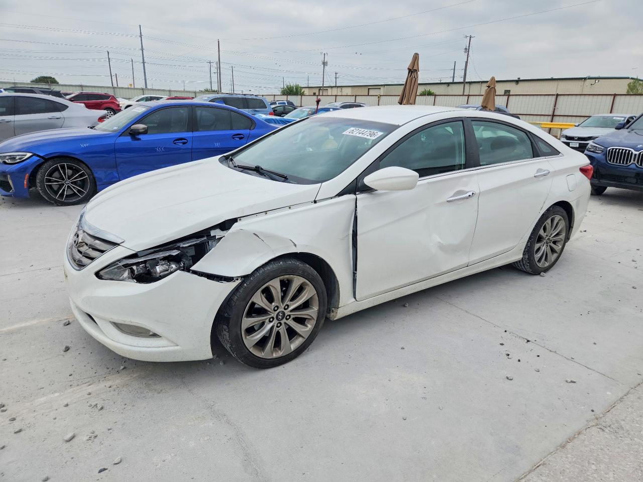 2013 Hyundai Sonata Se White vin: 5NPEC4AC2DH528340