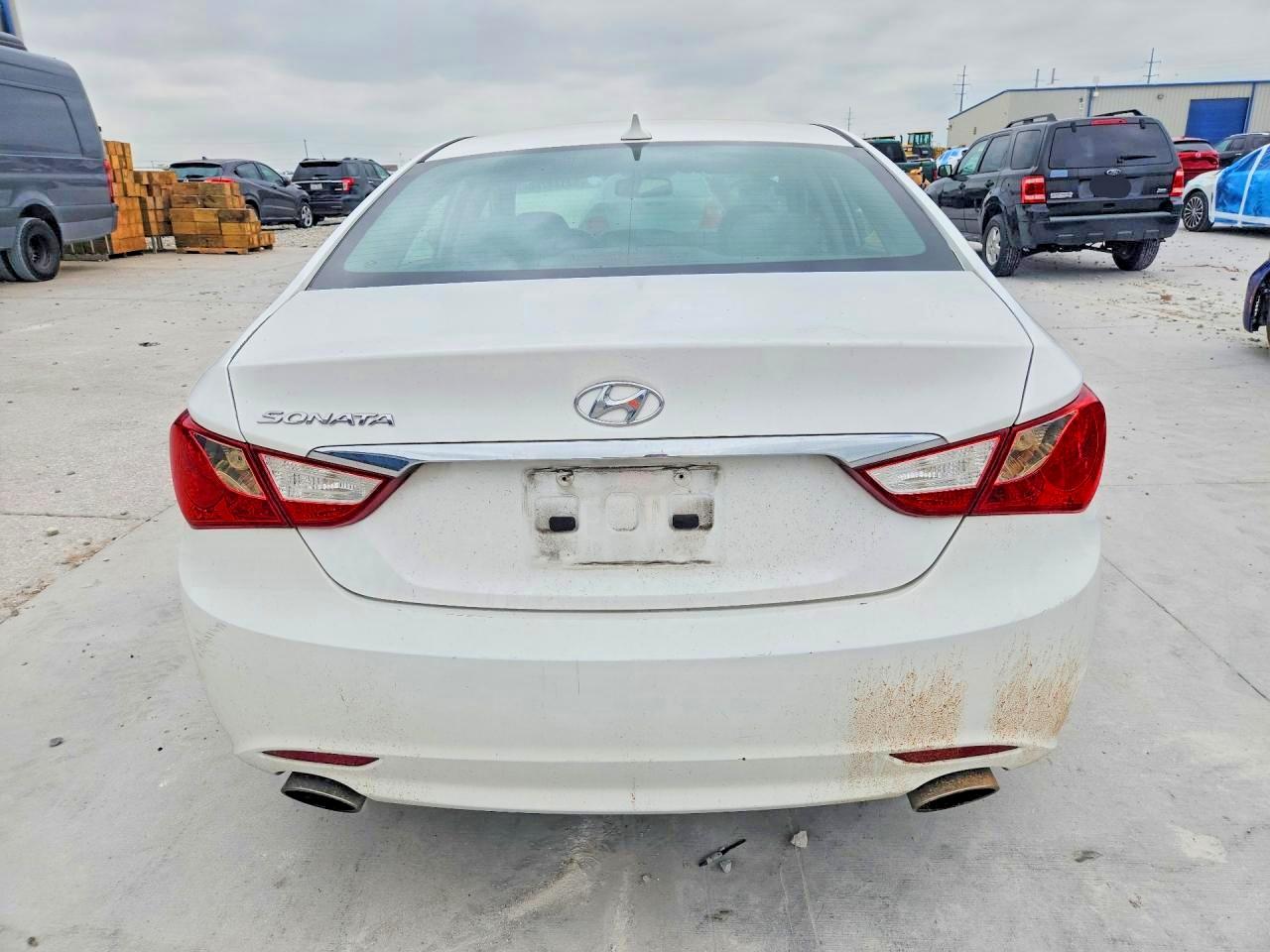2013 Hyundai Sonata Se White vin: 5NPEC4AC2DH528340