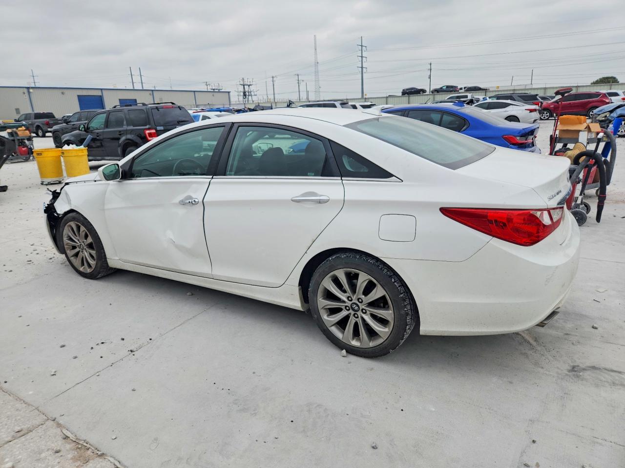 2013 Hyundai Sonata Se White vin: 5NPEC4AC2DH528340
