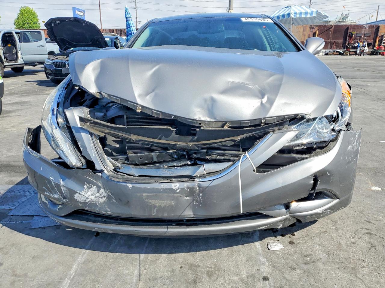 2013 Hyundai Sonata Limited Gray vin: 5NPEC4AC2DH535885