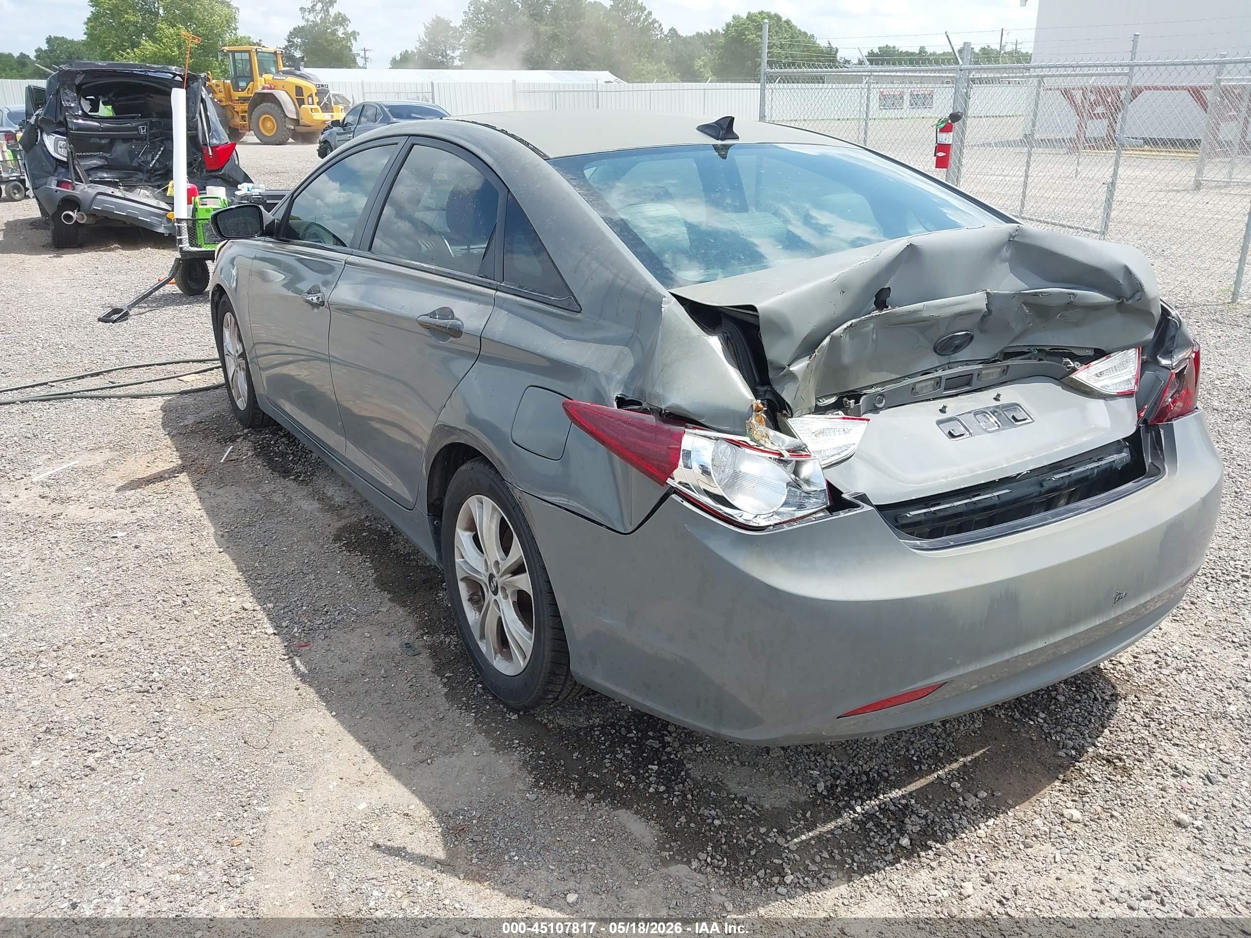 2013 Hyundai Sonata Limited Gray vin: 5NPEC4AC2DH548779