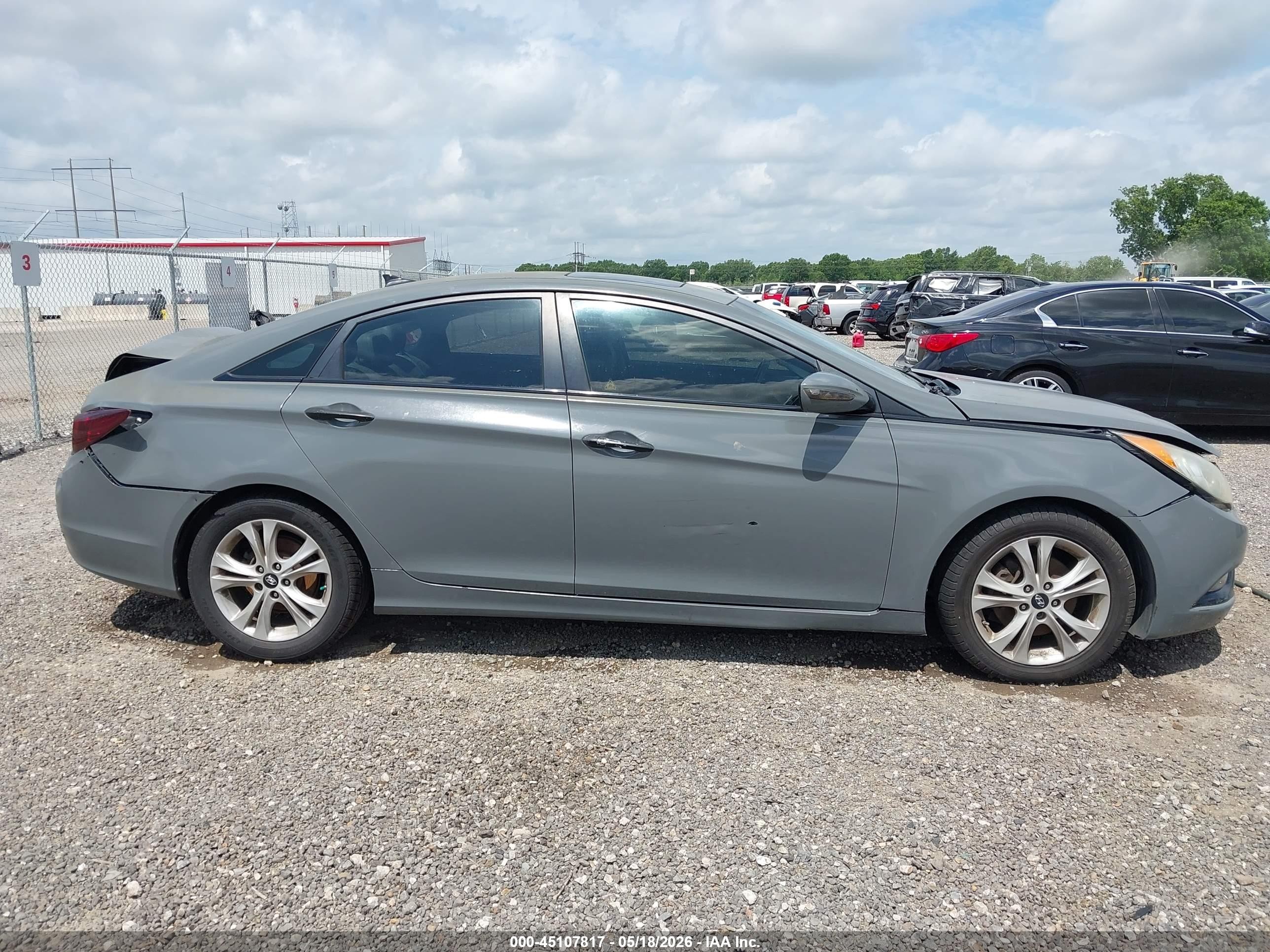 2013 Hyundai Sonata Limited Gray vin: 5NPEC4AC2DH548779