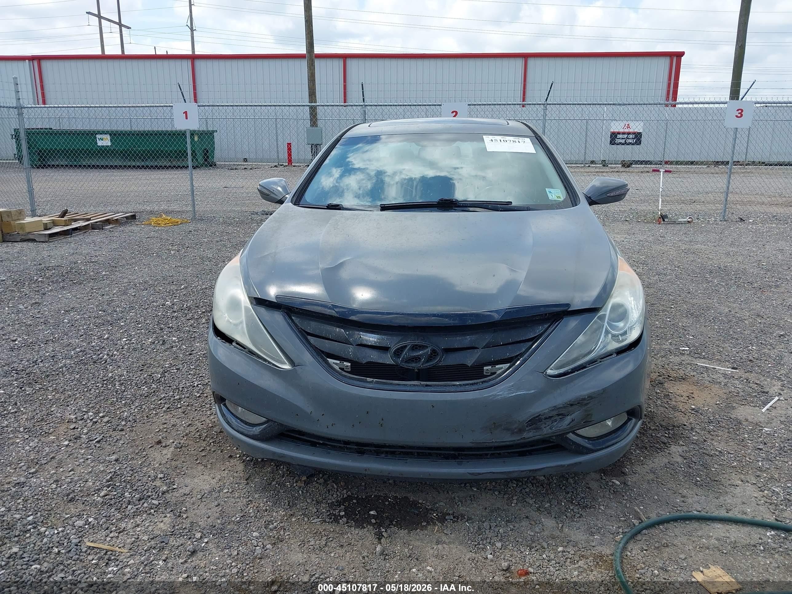 2013 Hyundai Sonata Limited Gray vin: 5NPEC4AC2DH548779