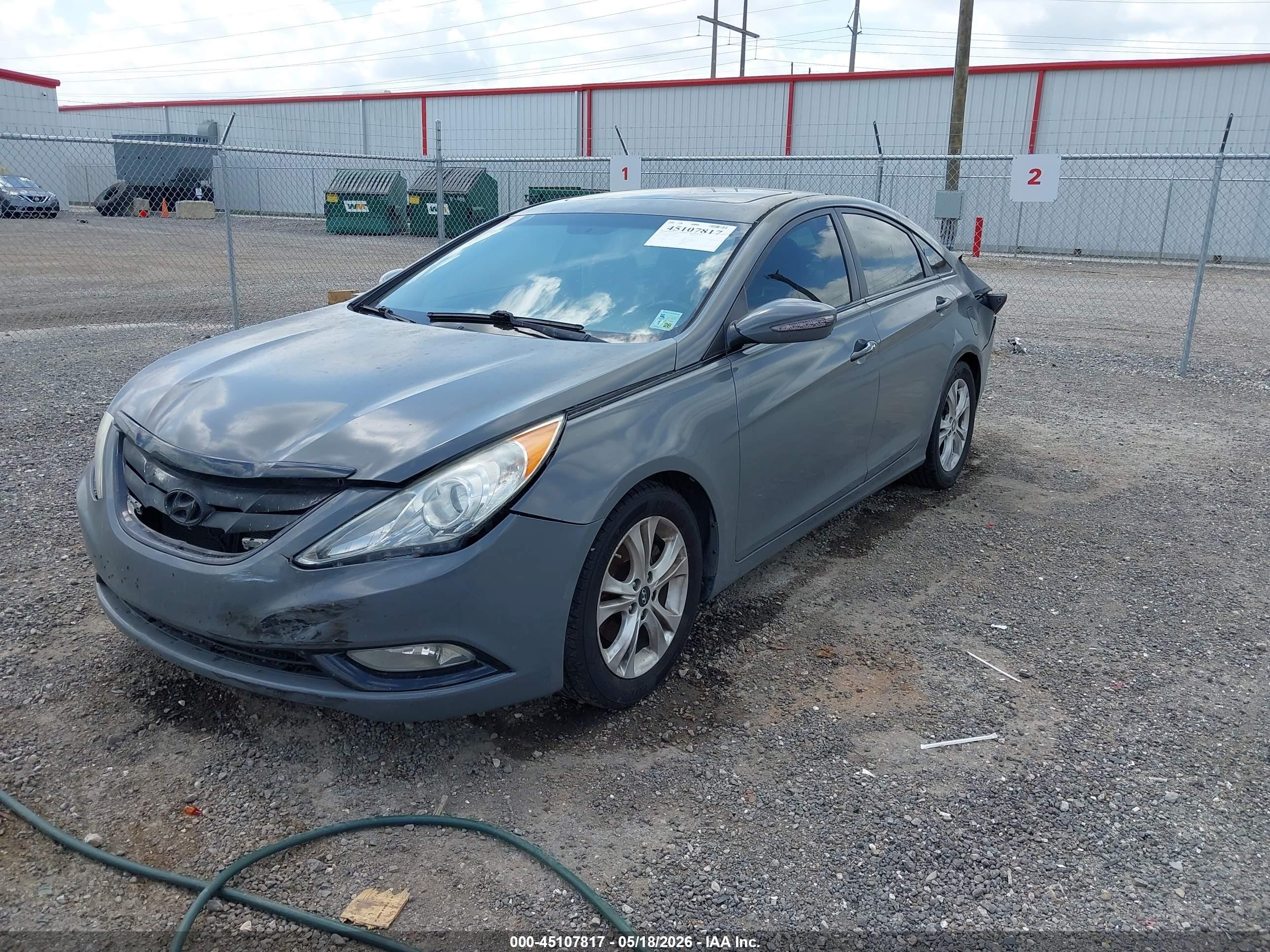 2013 Hyundai Sonata Limited Gray vin: 5NPEC4AC2DH548779