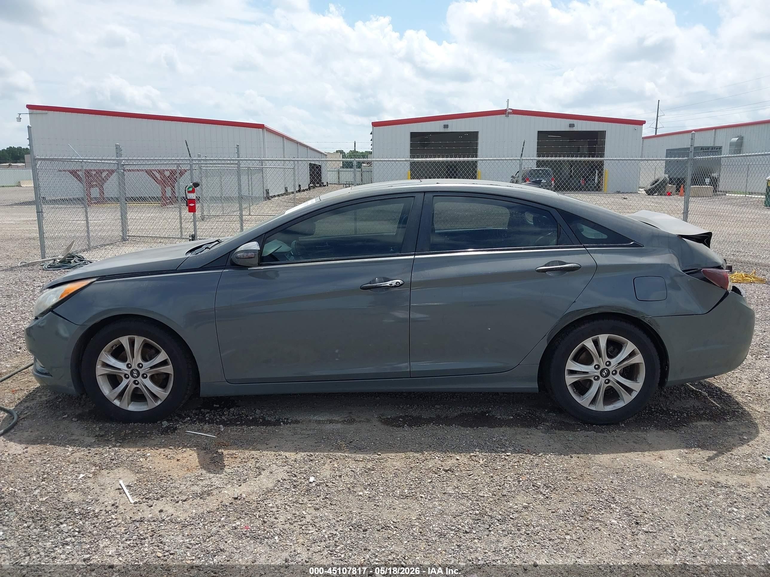 2013 Hyundai Sonata Limited Gray vin: 5NPEC4AC2DH548779