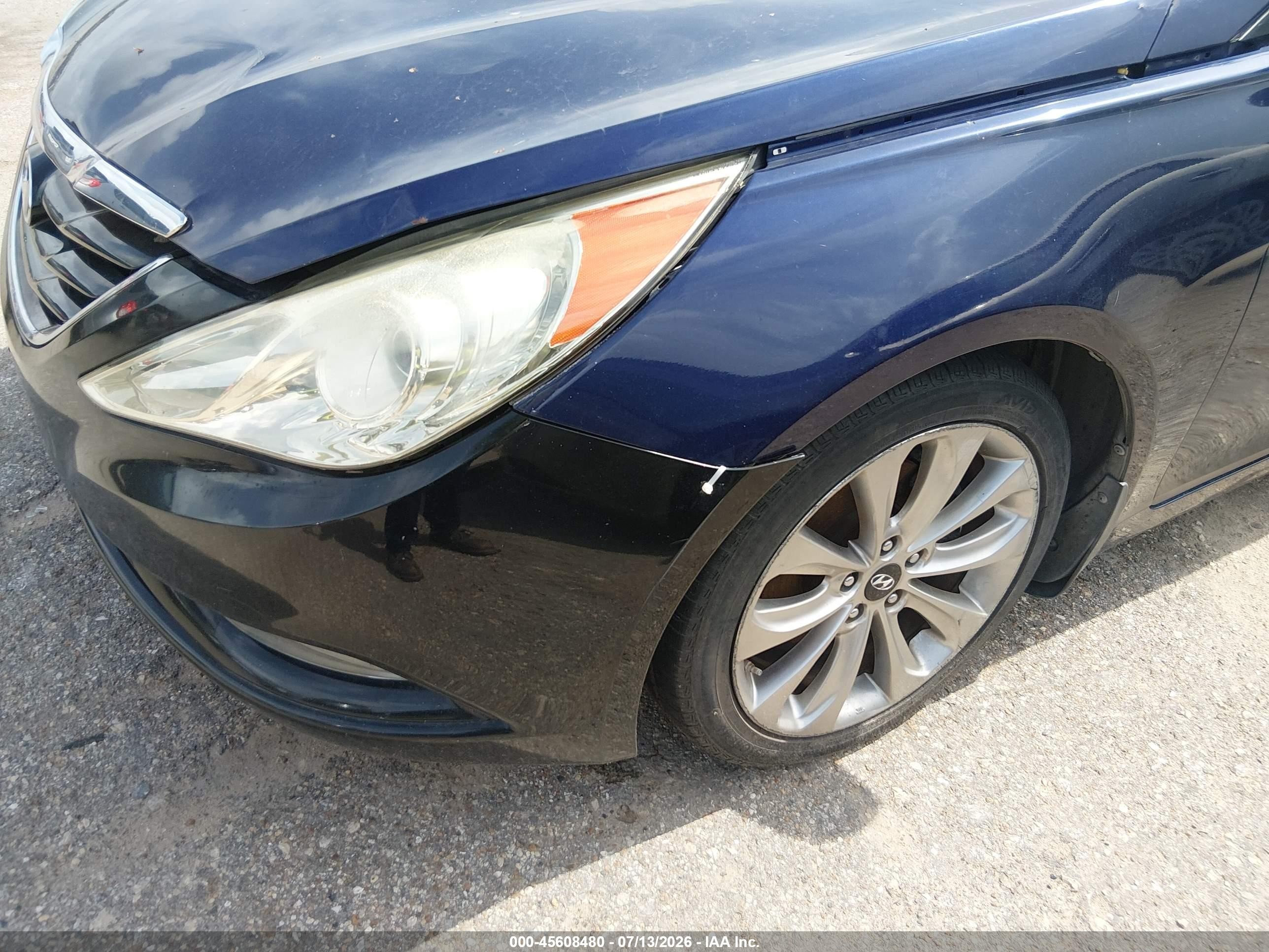 2013 Hyundai Sonata Se Blue vin: 5NPEC4AC2DH566005