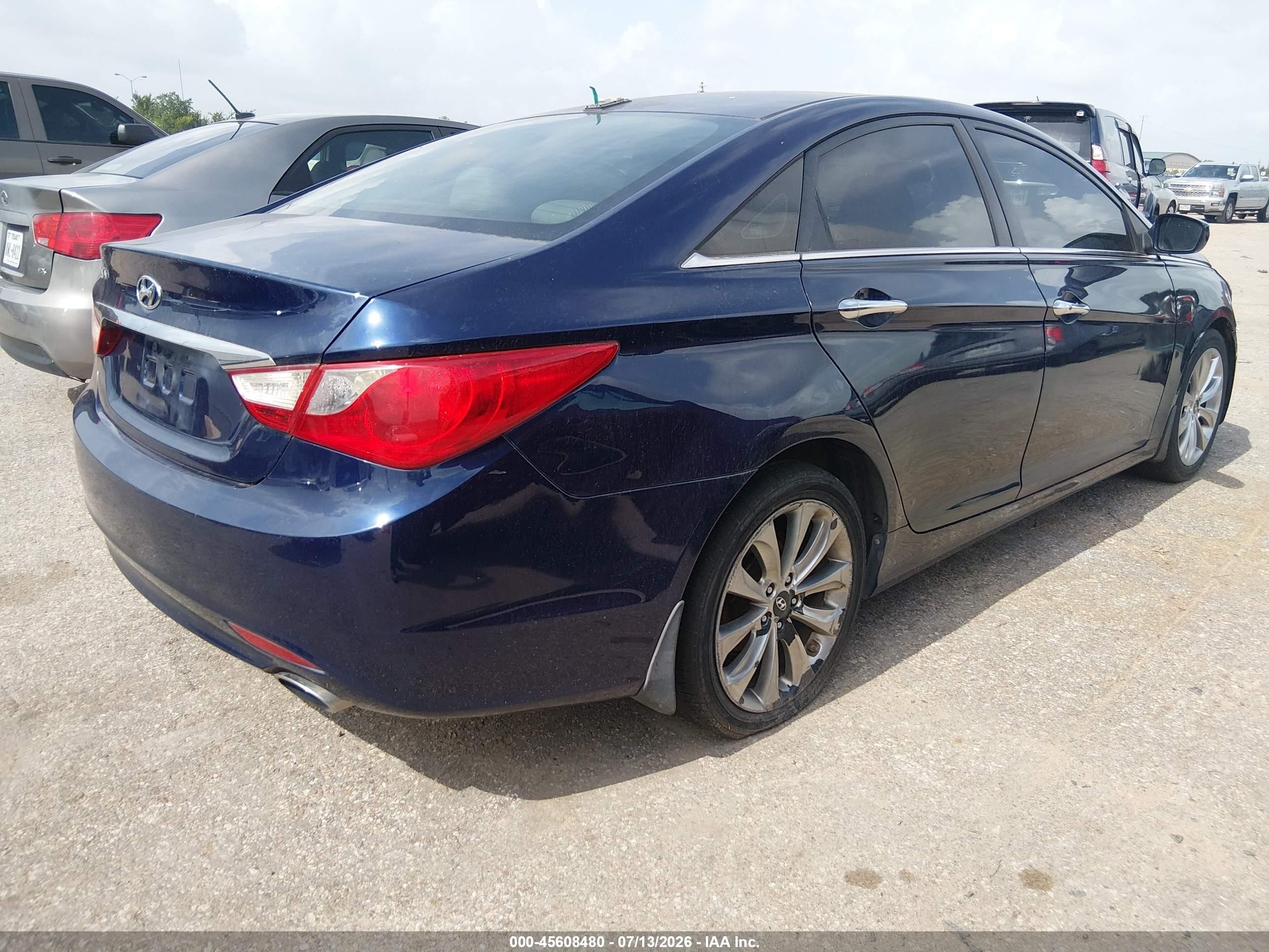 2013 Hyundai Sonata Se Blue vin: 5NPEC4AC2DH566005