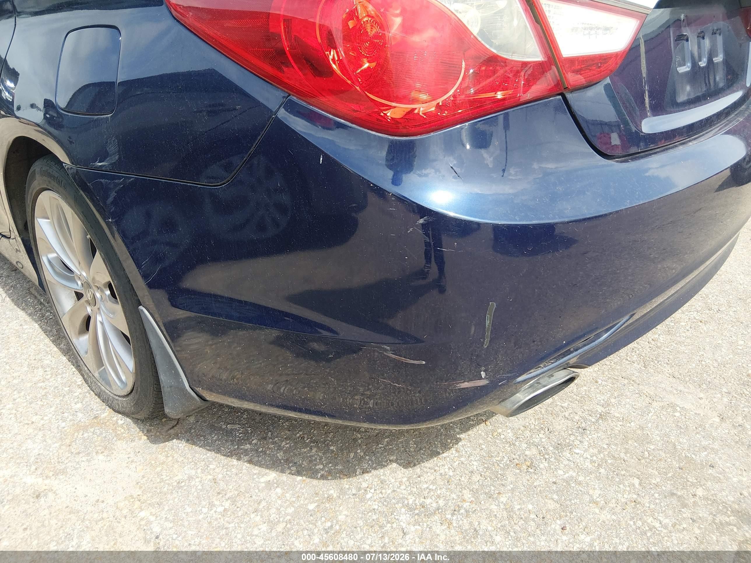 2013 Hyundai Sonata Se Blue vin: 5NPEC4AC2DH566005