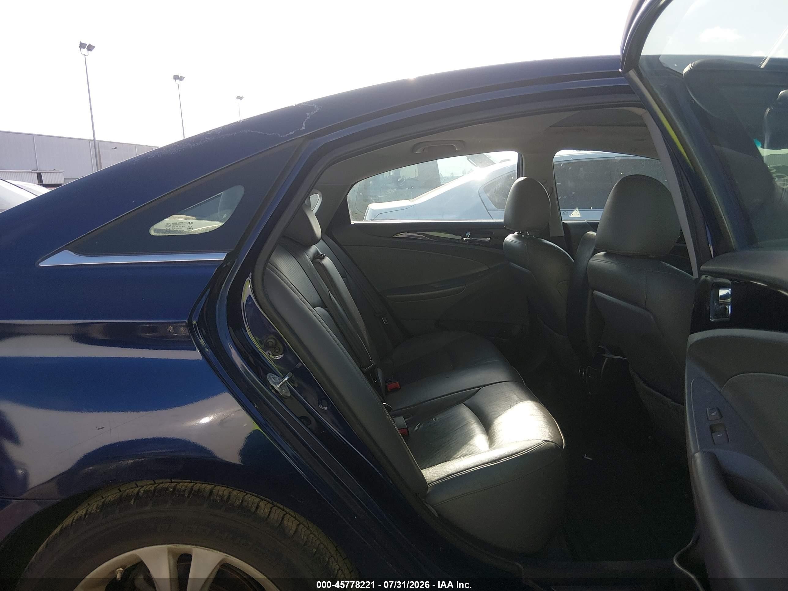 2013 Hyundai Sonata Limited Blue vin: 5NPEC4AC2DH590756