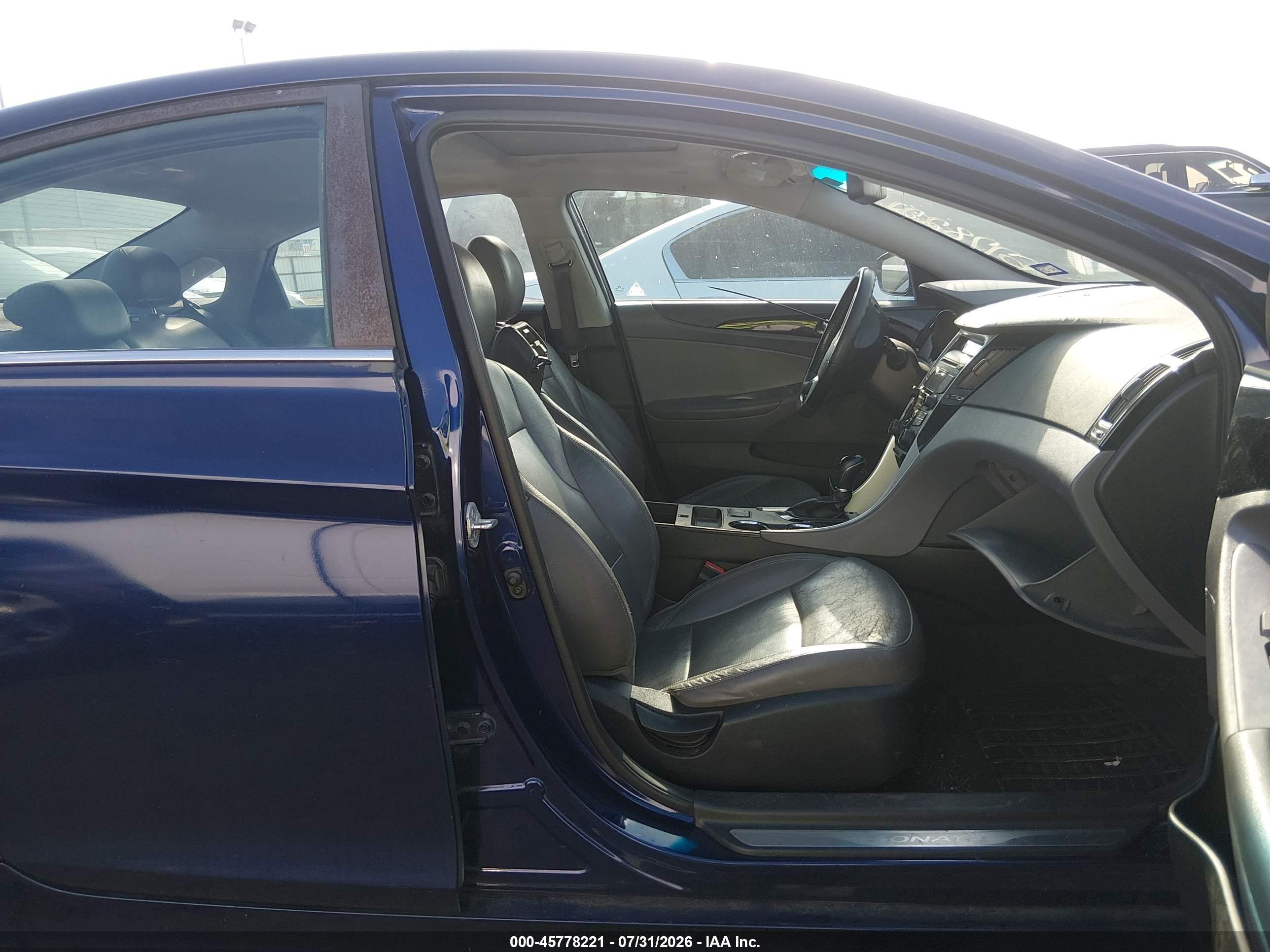 2013 Hyundai Sonata Limited Blue vin: 5NPEC4AC2DH590756