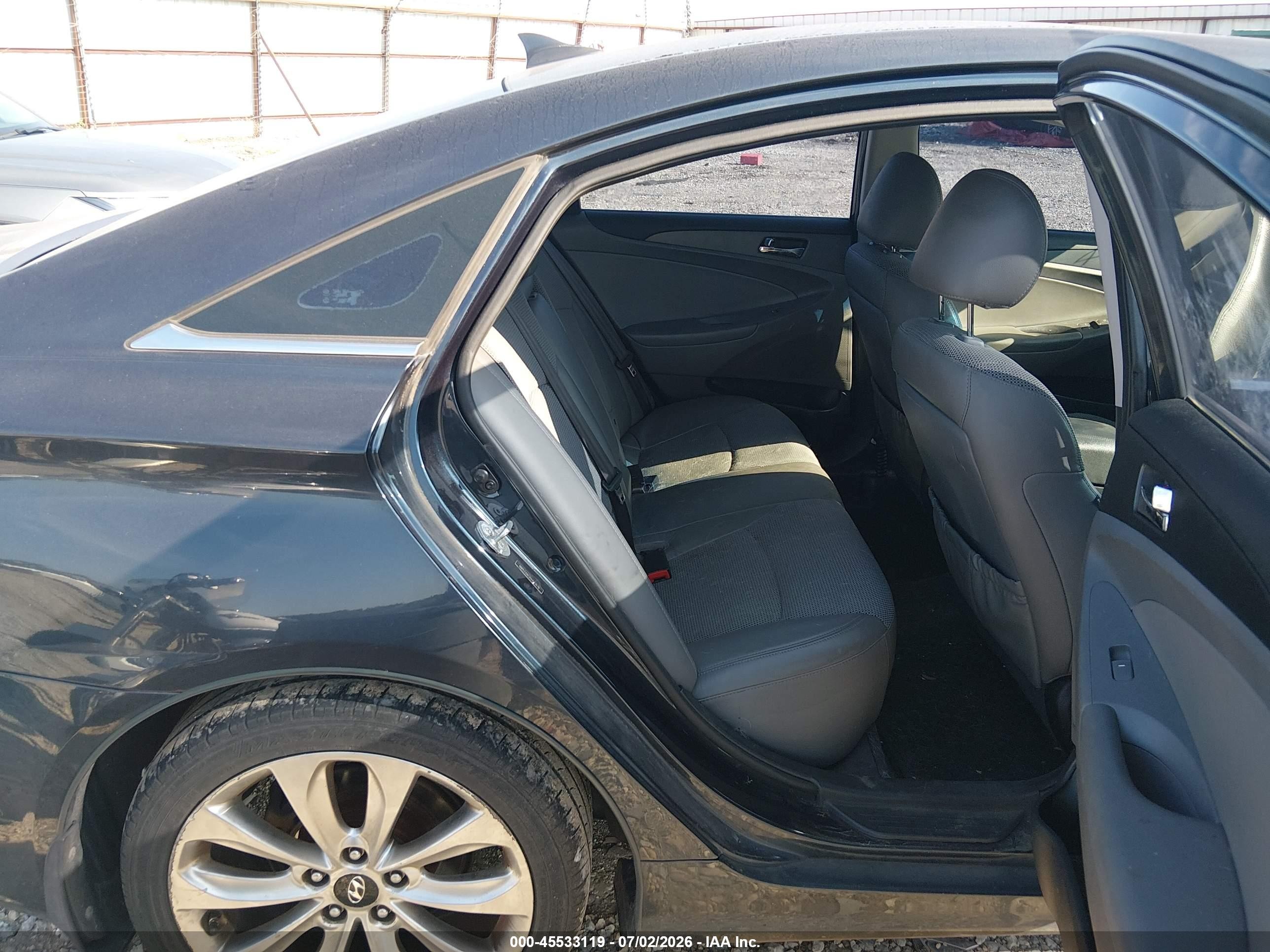2013 Hyundai Sonata Se Black vin: 5NPEC4AC2DH593978