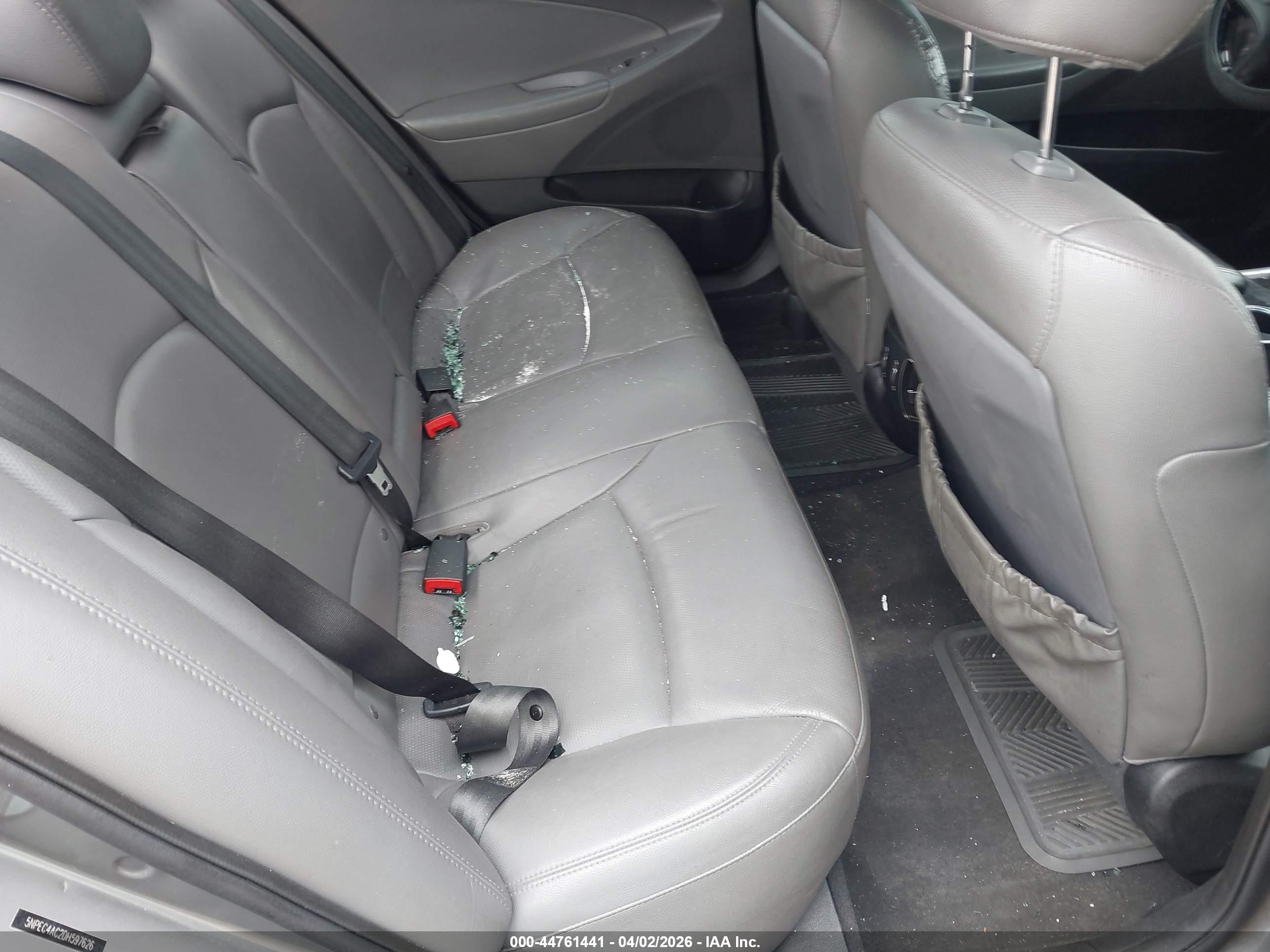 2013 Hyundai Sonata Limited Gray vin: 5NPEC4AC2DH597626