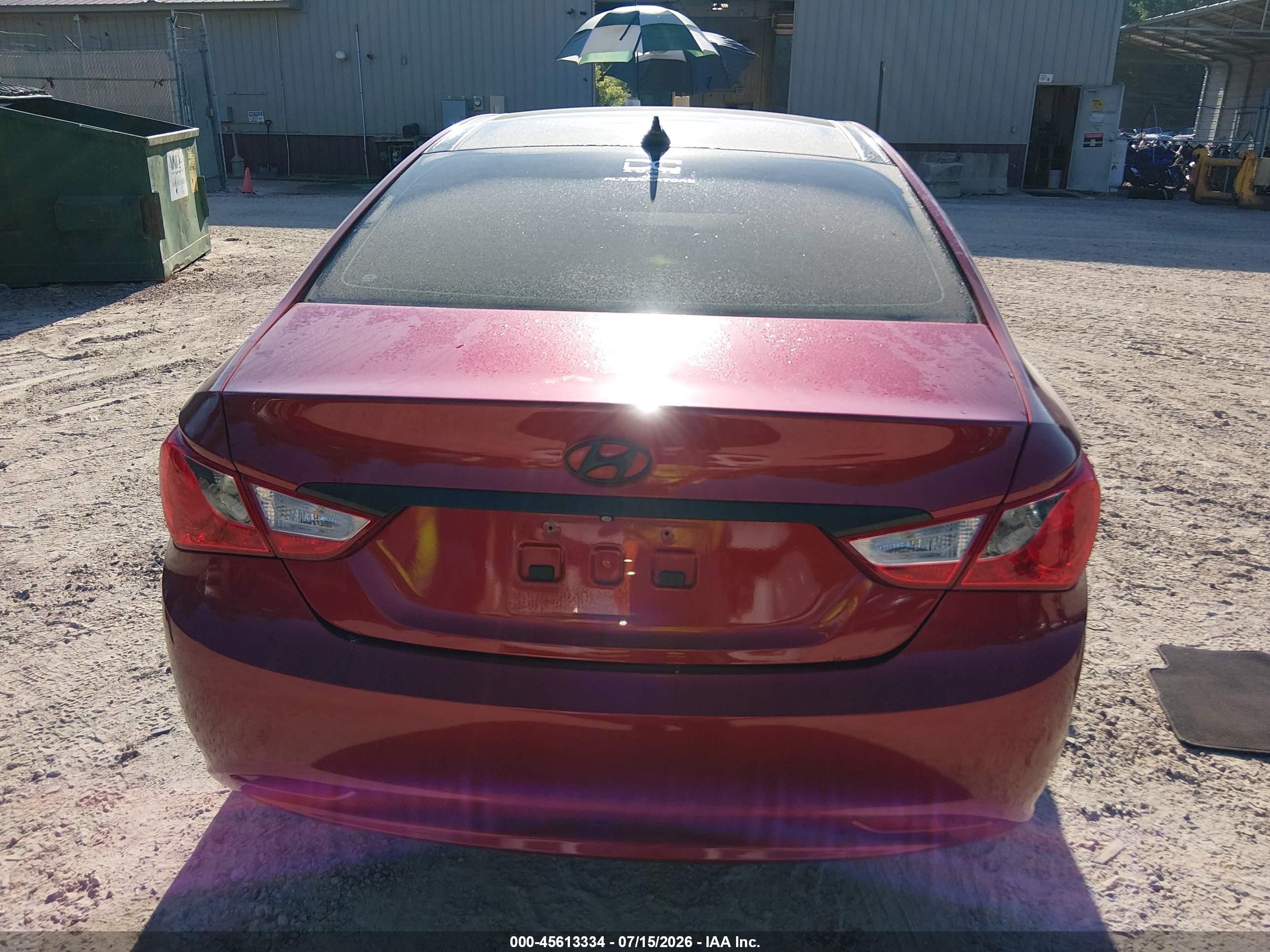 2013 Hyundai Sonata Limited Red vin: 5NPEC4AC2DH602761