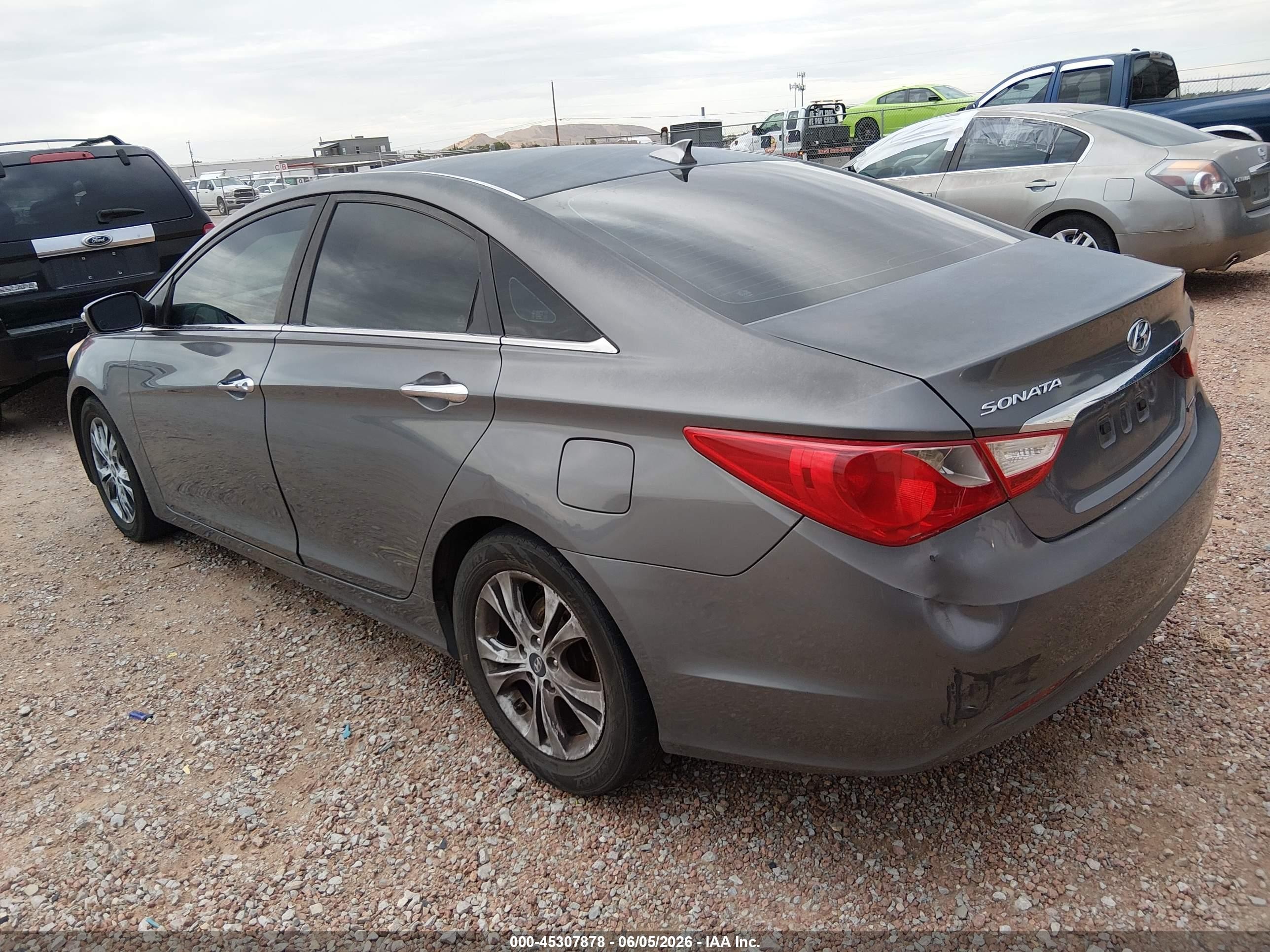 2013 Hyundai Sonata Limited Серый vin: 5NPEC4AC2DH610777