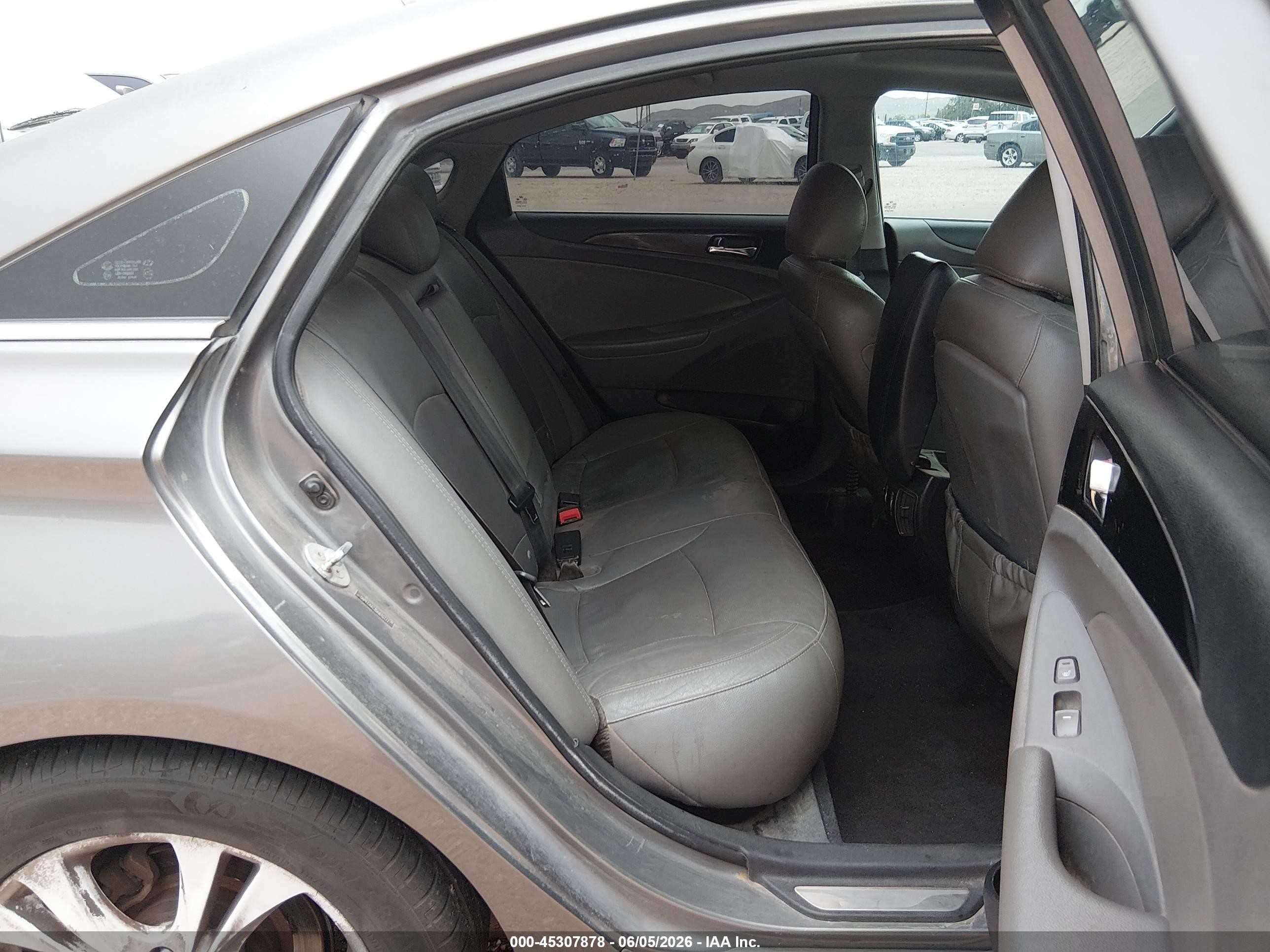 2013 Hyundai Sonata Limited Серый vin: 5NPEC4AC2DH610777