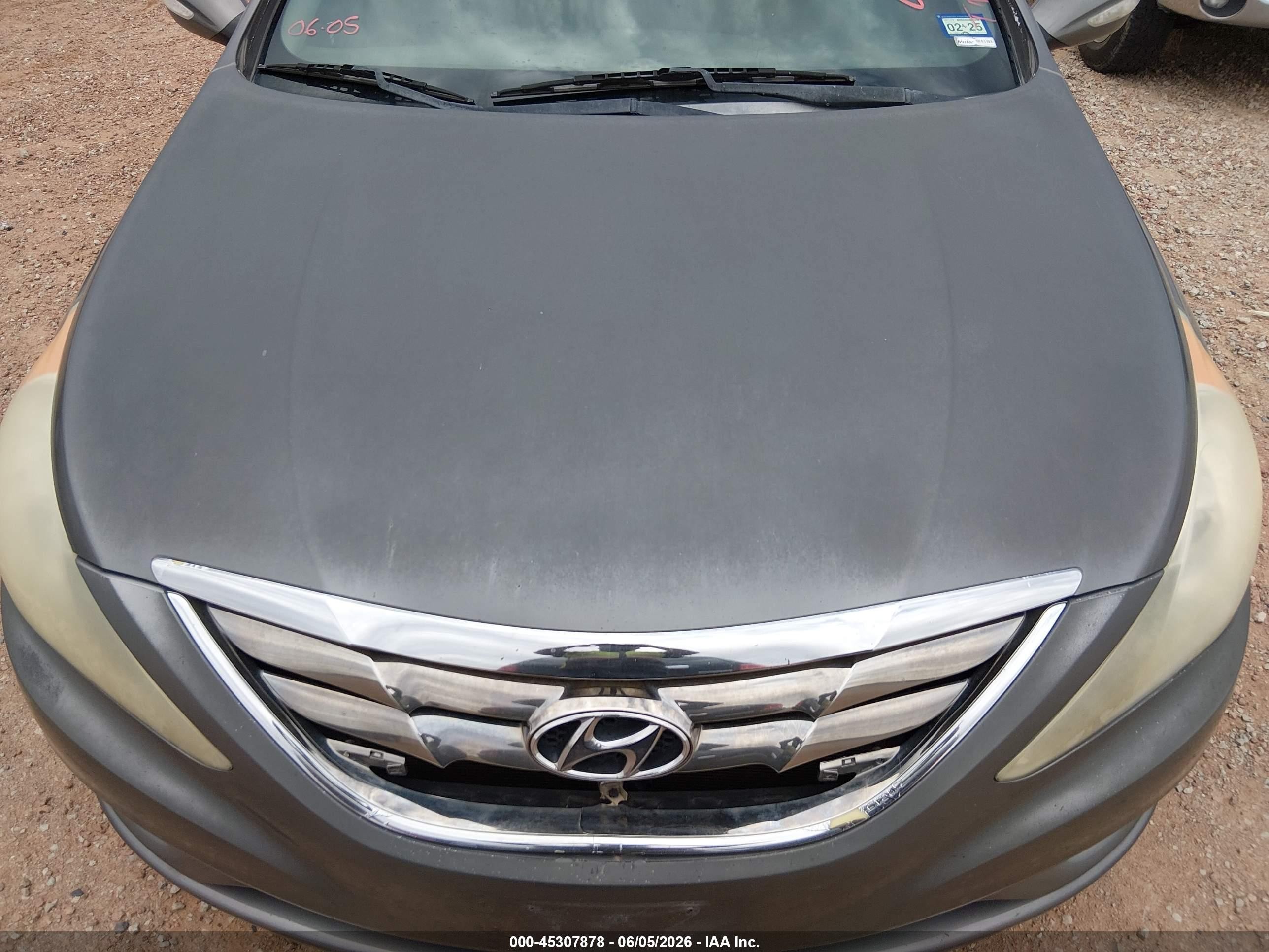 2013 Hyundai Sonata Limited Серый vin: 5NPEC4AC2DH610777