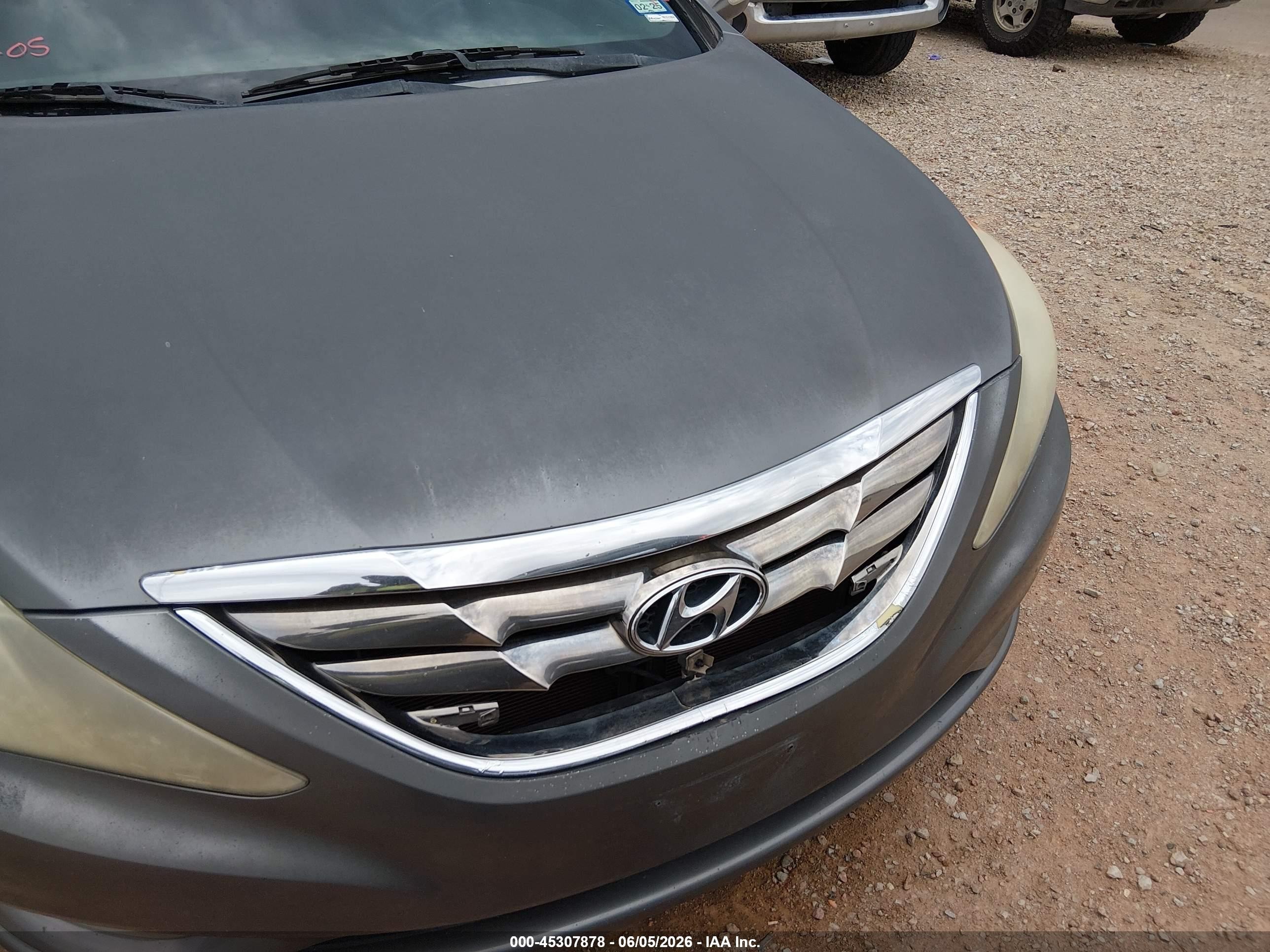 2013 Hyundai Sonata Limited Серый vin: 5NPEC4AC2DH610777