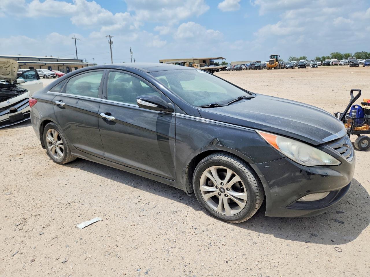 2013 Hyundai Sonata Limited Черный vin: 5NPEC4AC2DH612111