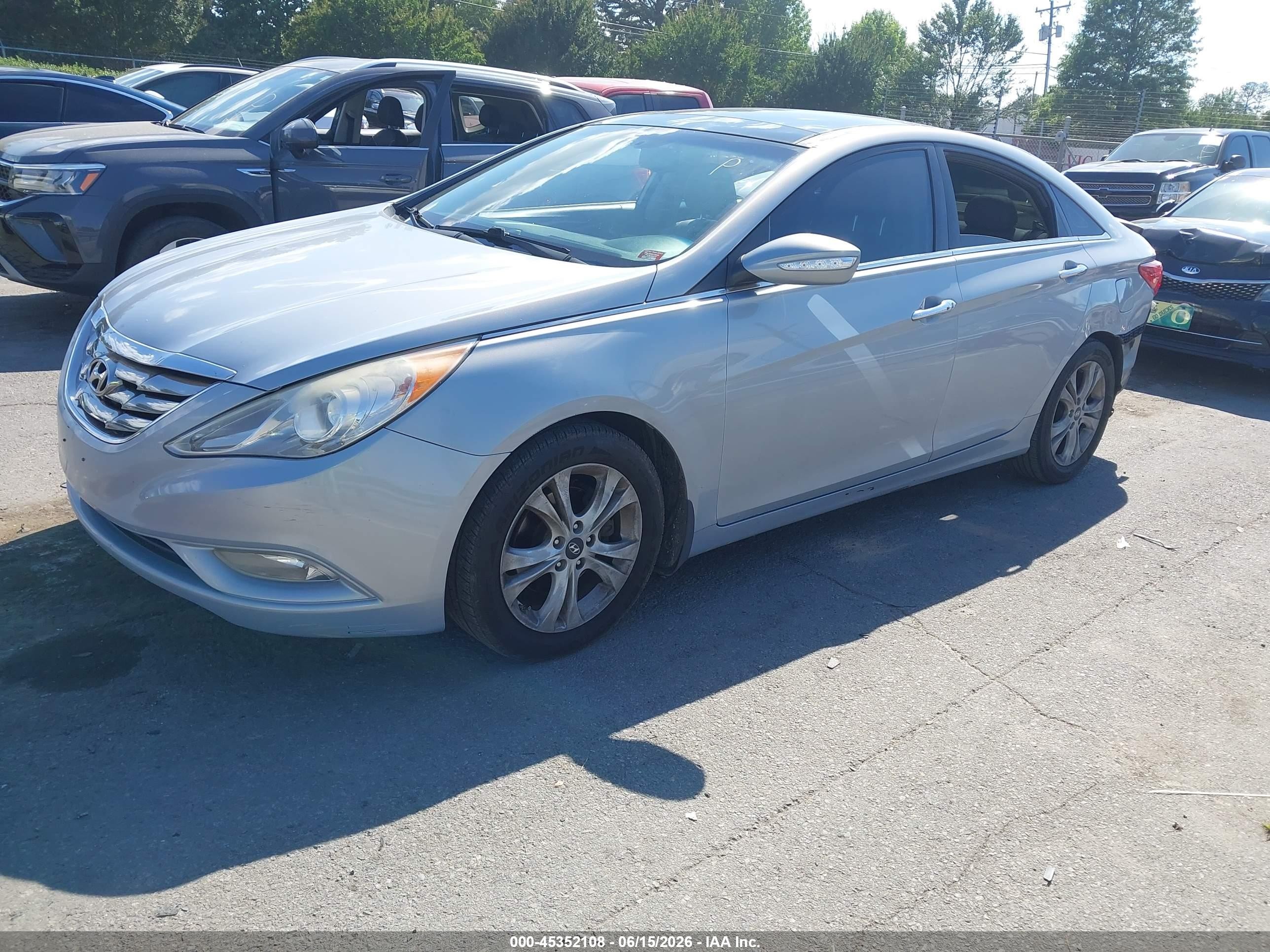 2013 Hyundai Sonata Limited Light Blue vin: 5NPEC4AC2DH634223