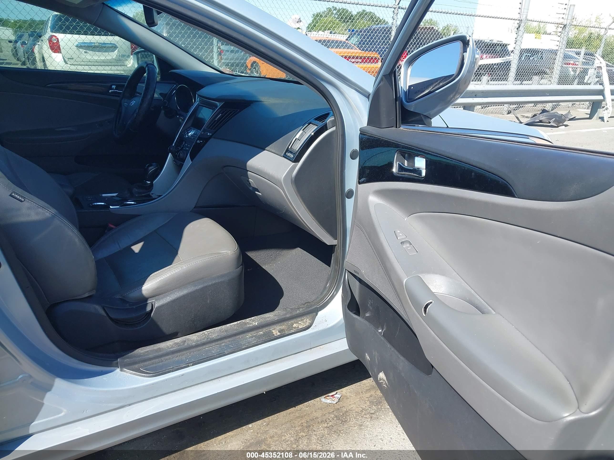 2013 Hyundai Sonata Limited Light Blue vin: 5NPEC4AC2DH634223