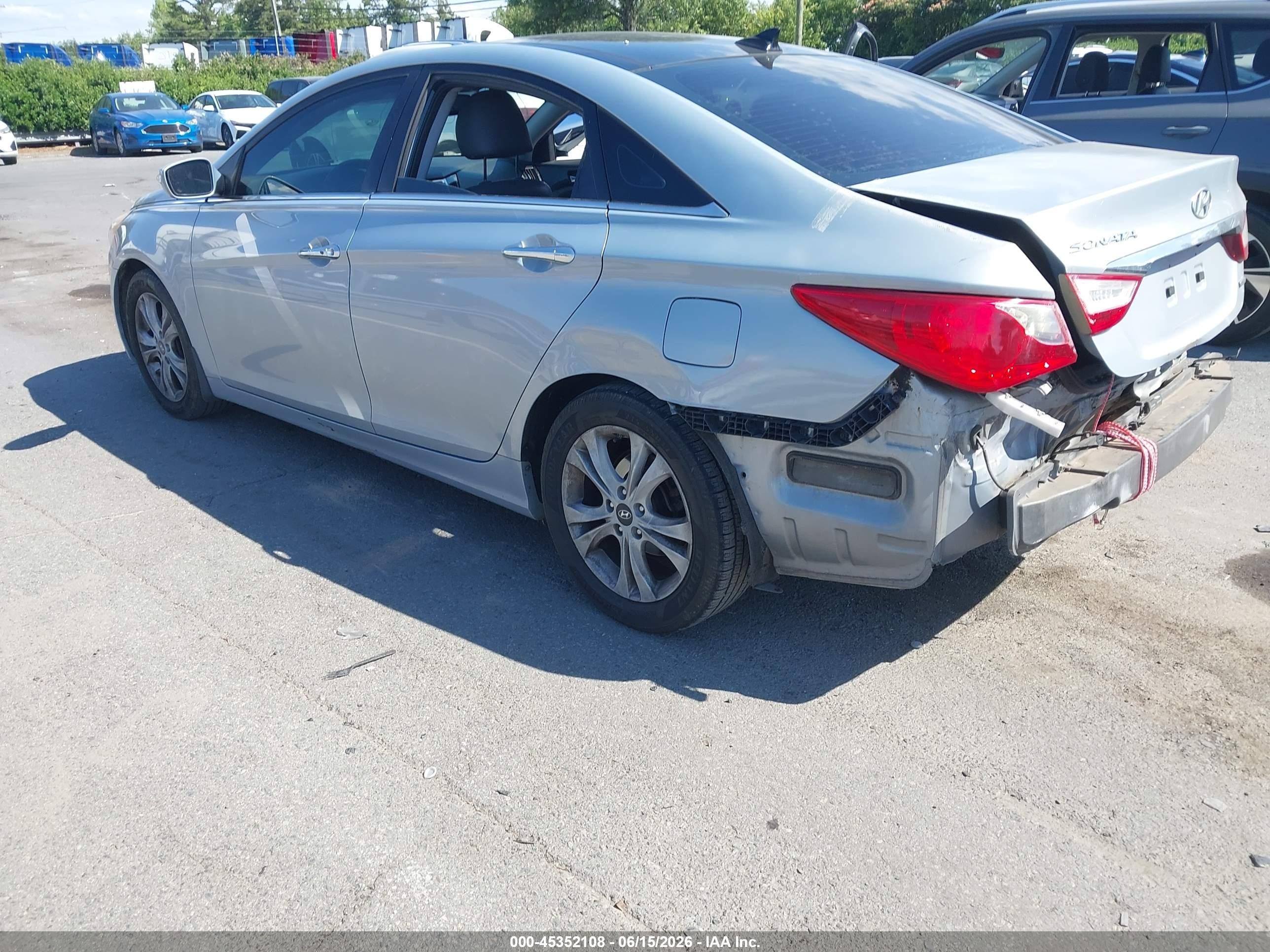 2013 Hyundai Sonata Limited Light Blue vin: 5NPEC4AC2DH634223