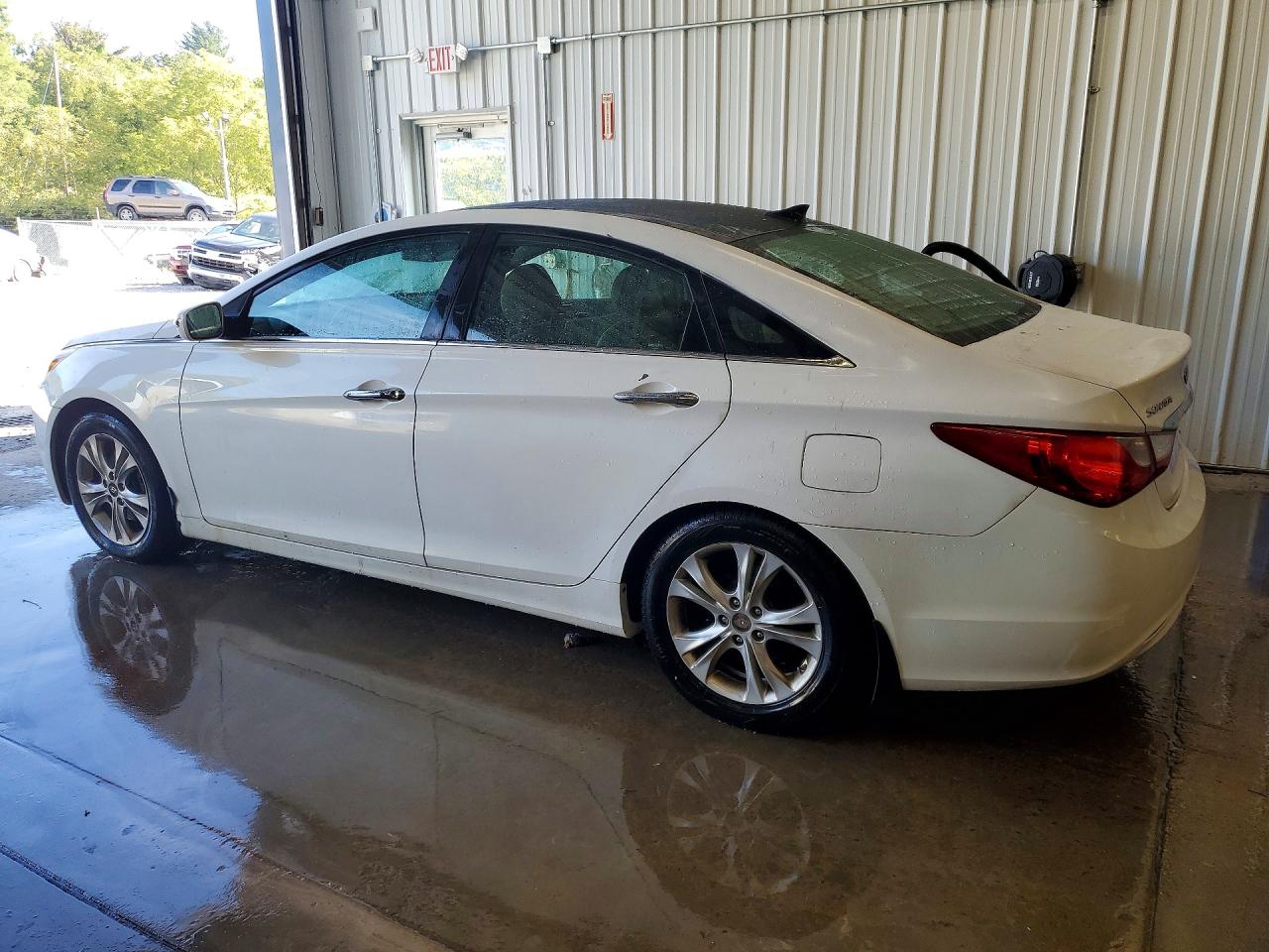 2013 Hyundai Sonata Limited Белый vin: 5NPEC4AC2DH651135