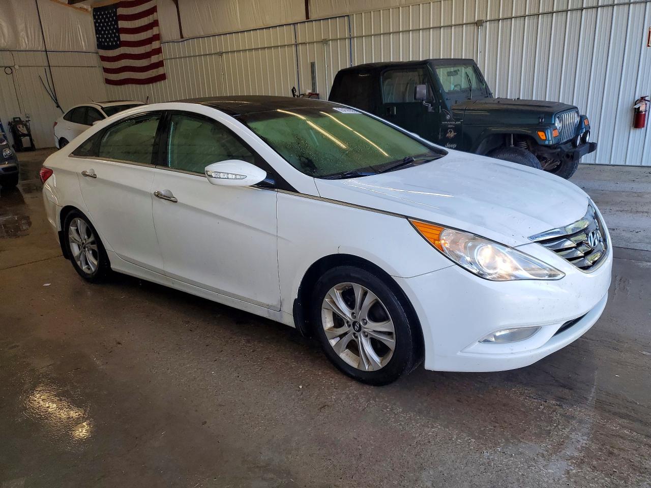 2013 Hyundai Sonata Limited Белый vin: 5NPEC4AC2DH651135