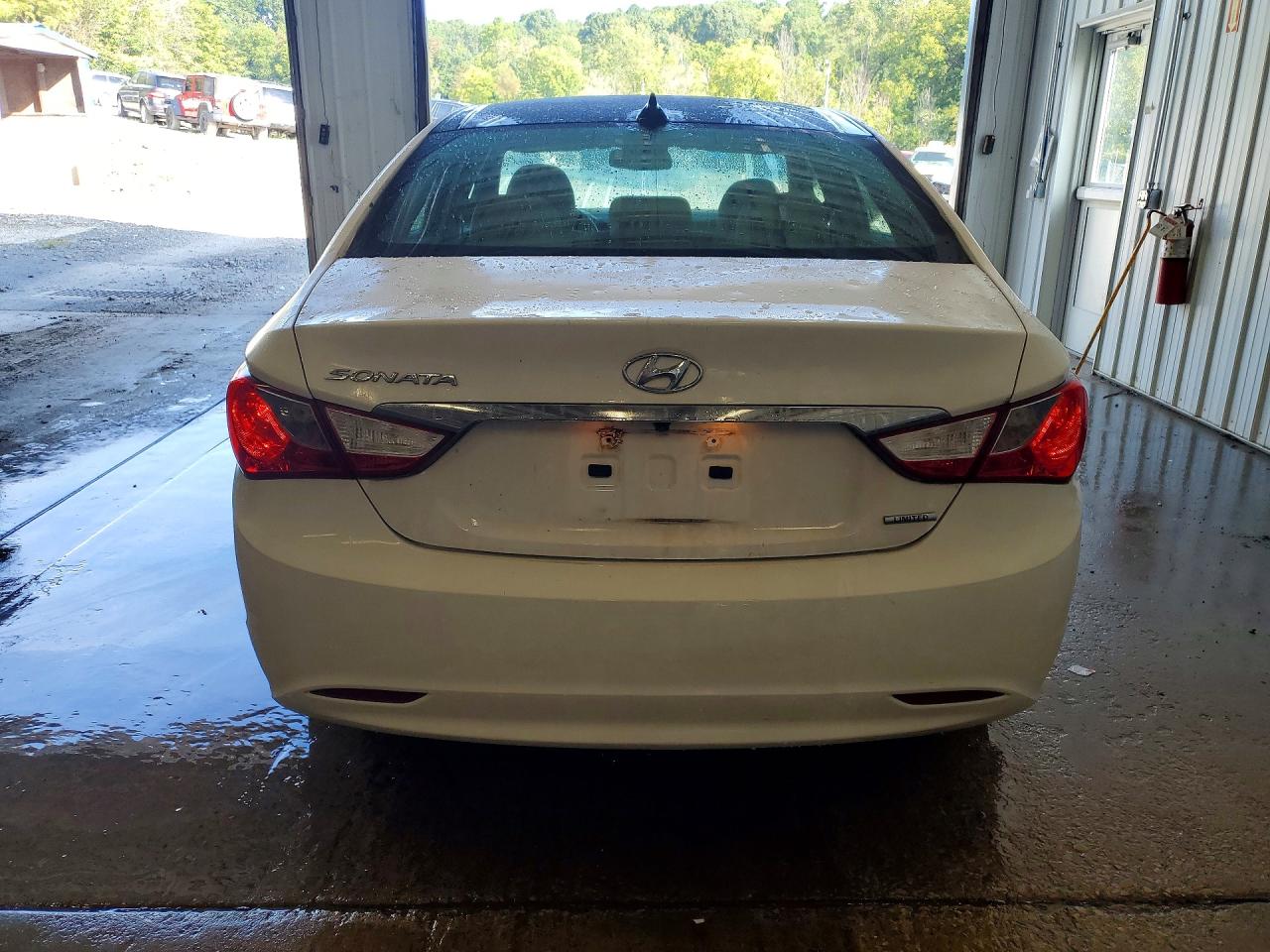 2013 Hyundai Sonata Limited Белый vin: 5NPEC4AC2DH651135